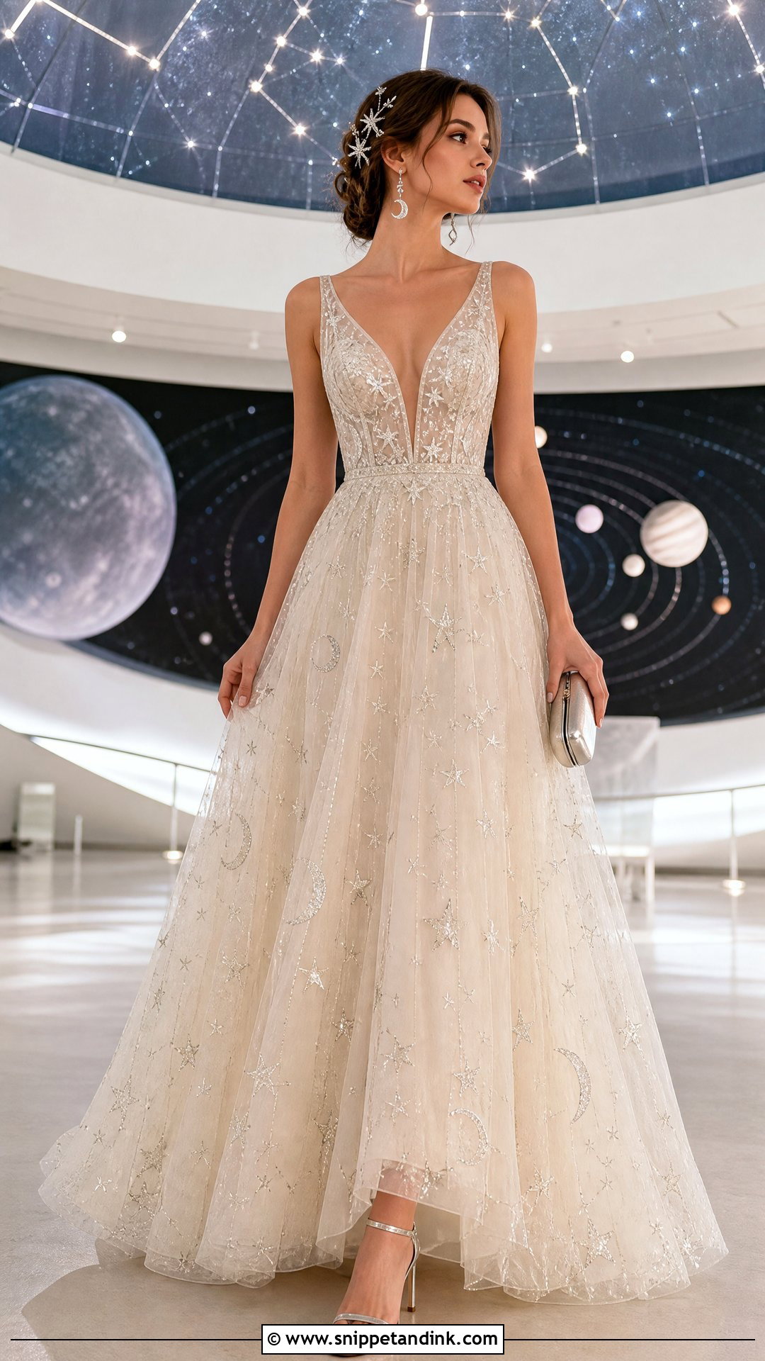 Celestial Indie Wedding Dress - Snippet and Ink - 25 Indie Wedding Dress Ideas