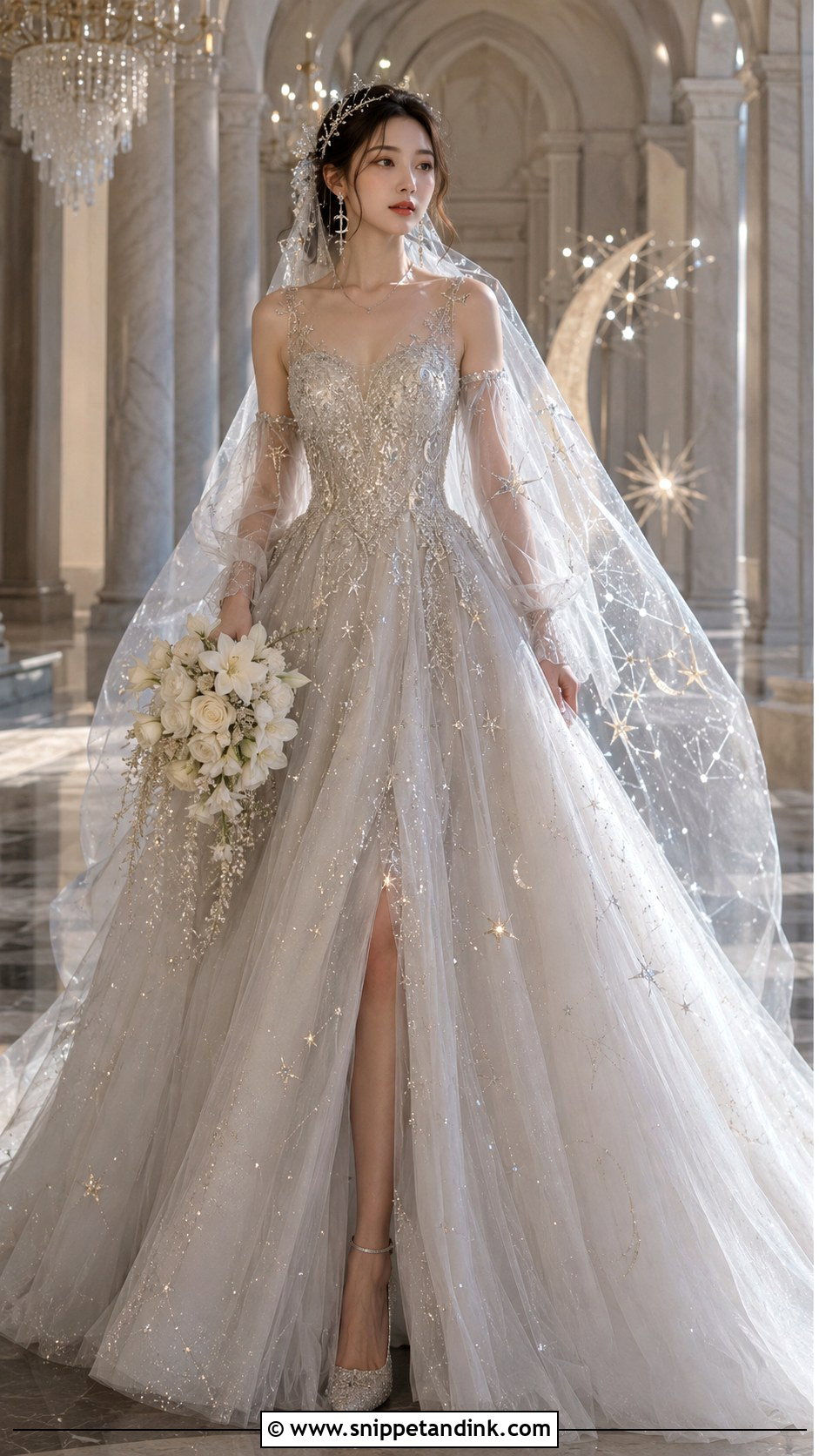 Celestial Manhwa Wedding Dress - Snippet and Ink - 20 Manhwa Wedding Dress Ideas
