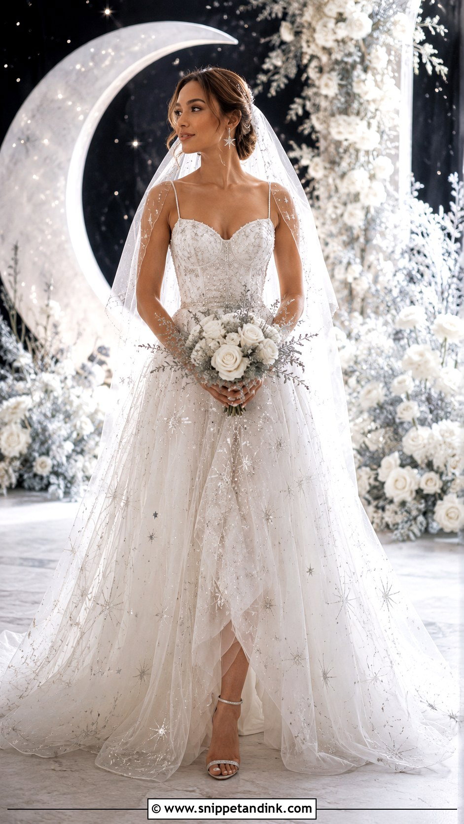 Celestial Star Wedding Dress - Snippet and Ink - 20 Fairytail Wedding Dresses