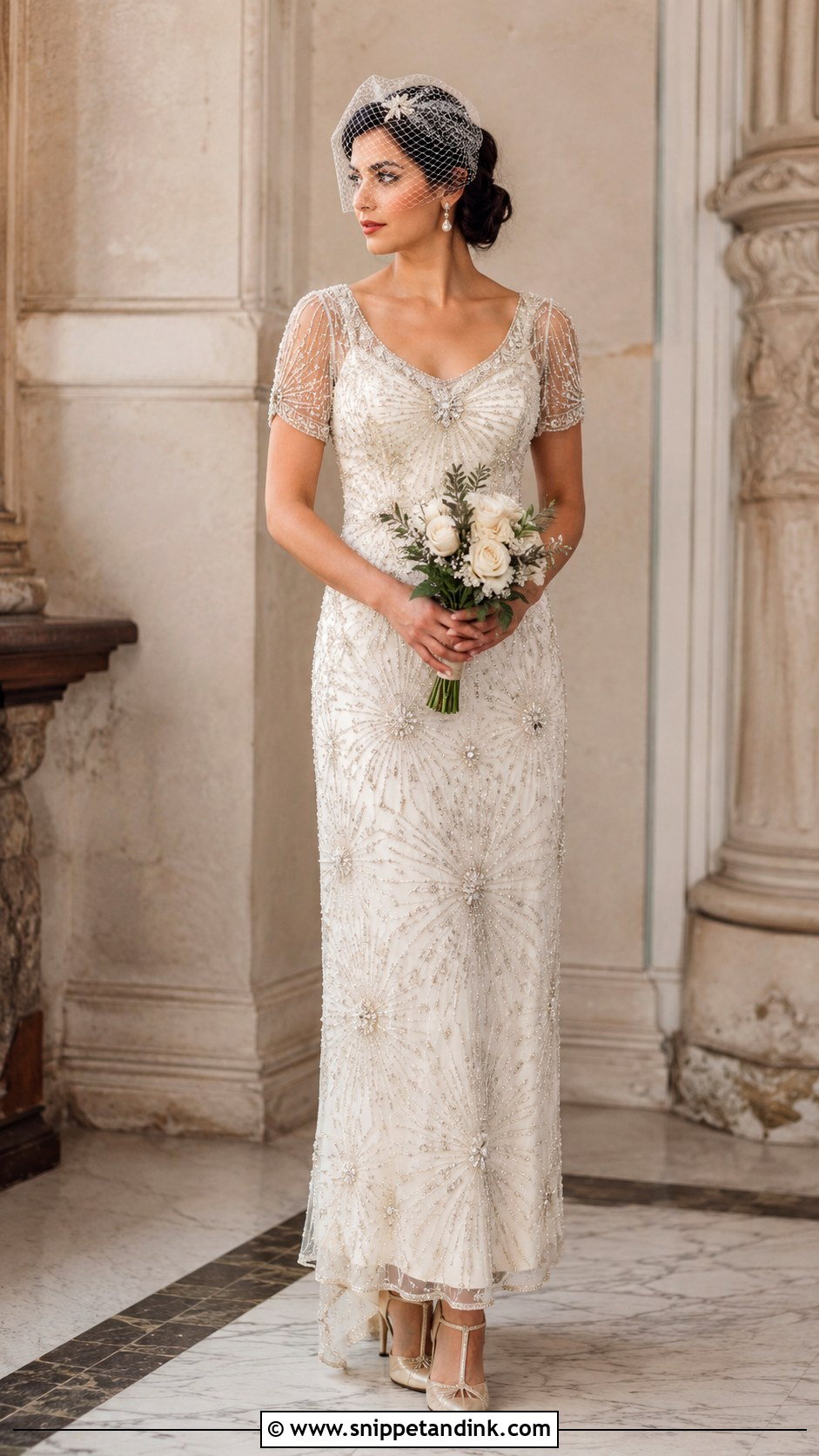 Celestial Vintage Wedding Dress - Snippet and Ink - 30 Celestial Wedding Dress Ideas