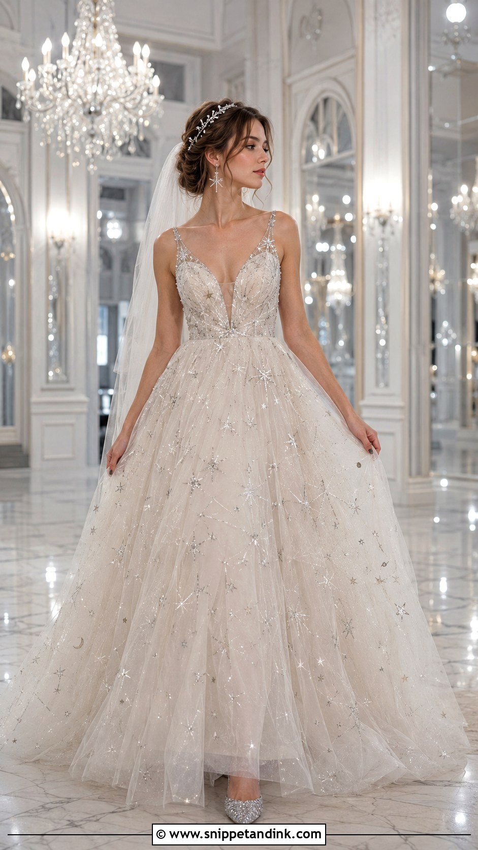 Celestial Wedding Dress - Snippet and Ink - 20 Fairy Tail Wedding Dress Ideas