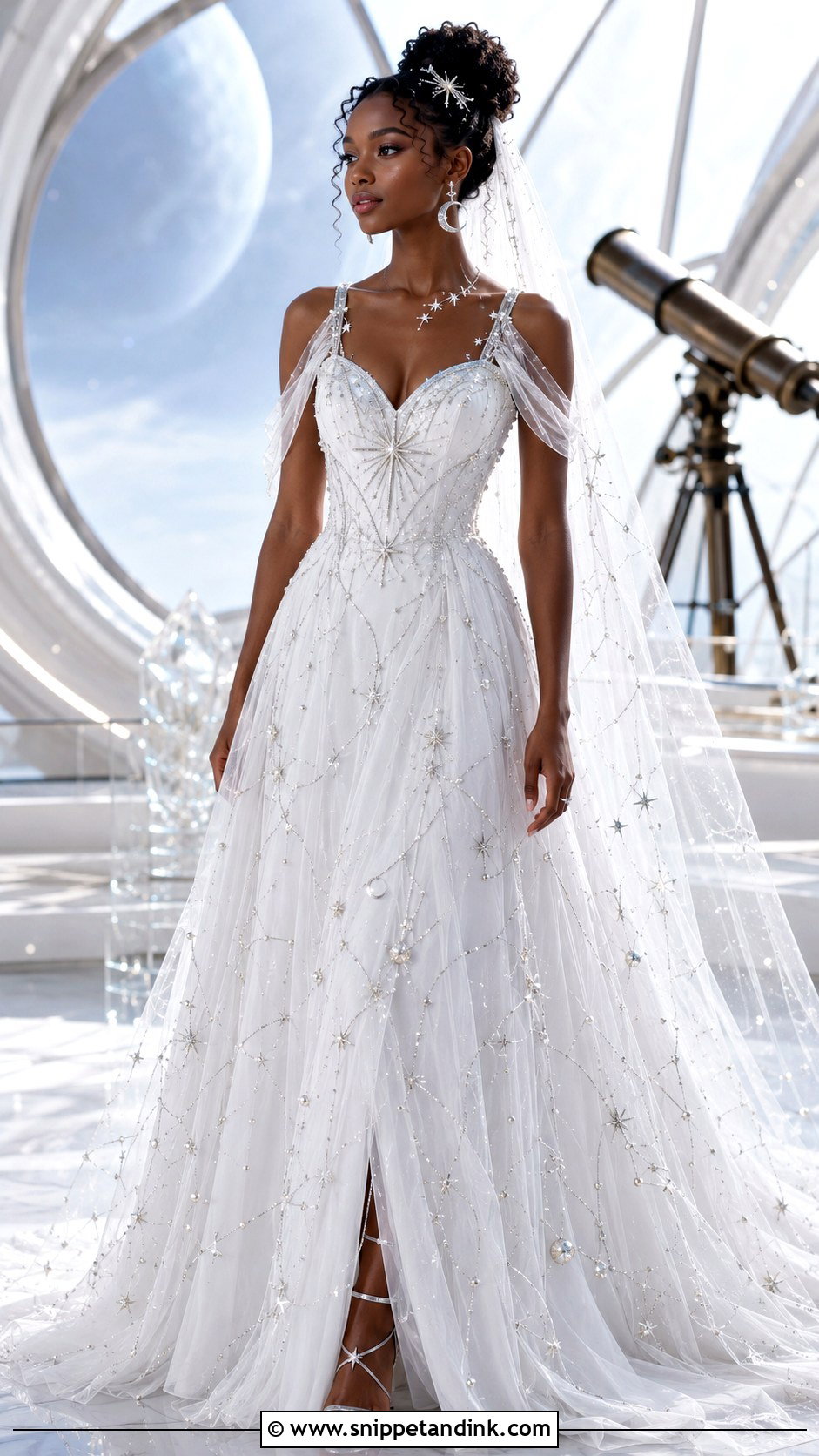 Celestial Wedding Dress - Snippet and Ink - 20 Futuristic Wedding Dress Ideas