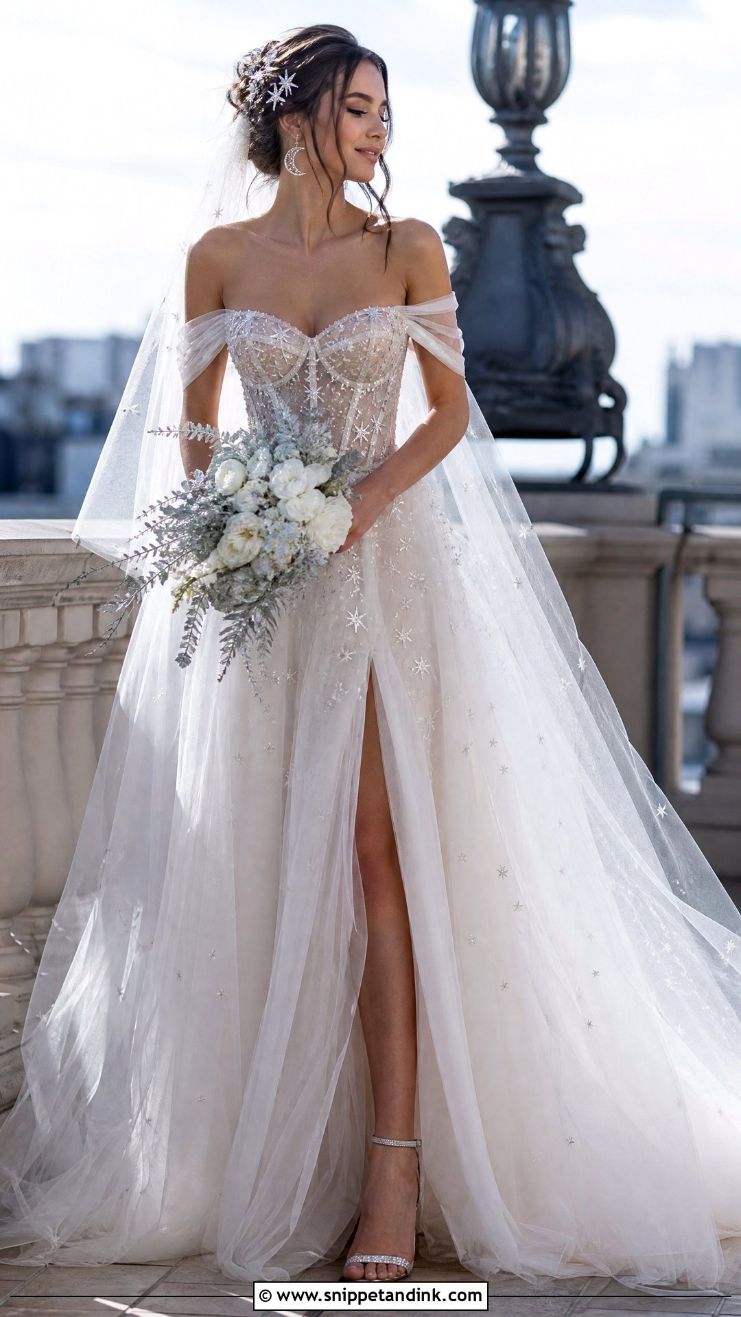 Celestial Wedding Dress - Snippet and Ink - 20 Wedding Dress Theme Ideas