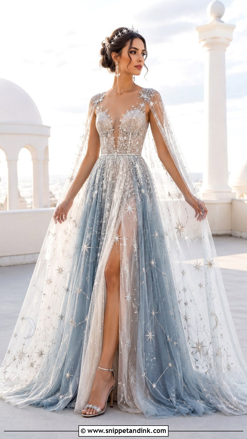 Celestial Wedding Dress - Snippet and Ink - 20 Mythical Wedding Dress Ideas