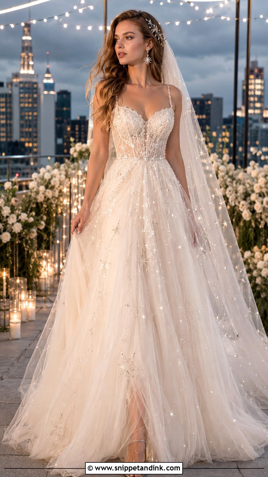 Celestial Wedding Dress - Snippet and Ink - 25 Ethereal Wedding Dress Goddesses Ideas
