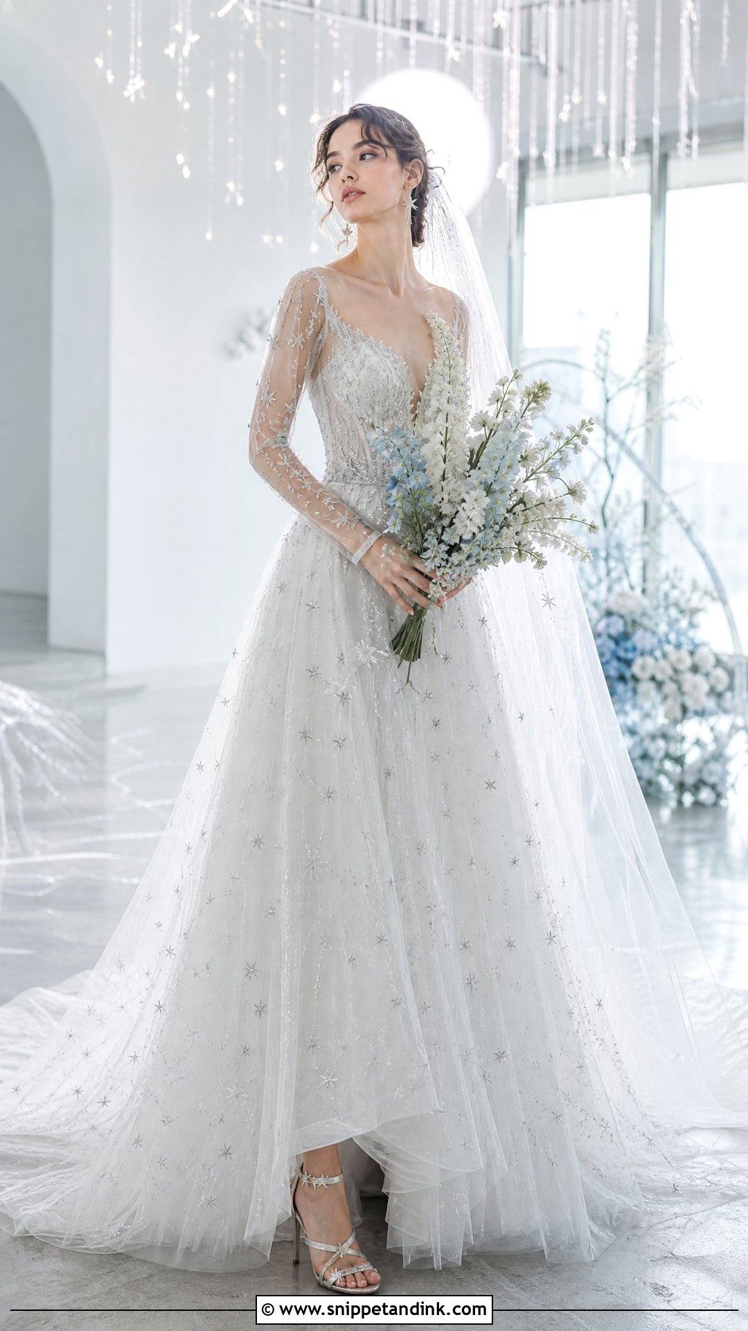 Celestial Wedding Gown - Snippet and Ink - 20 Wedding Gown Aesthetic Ideas