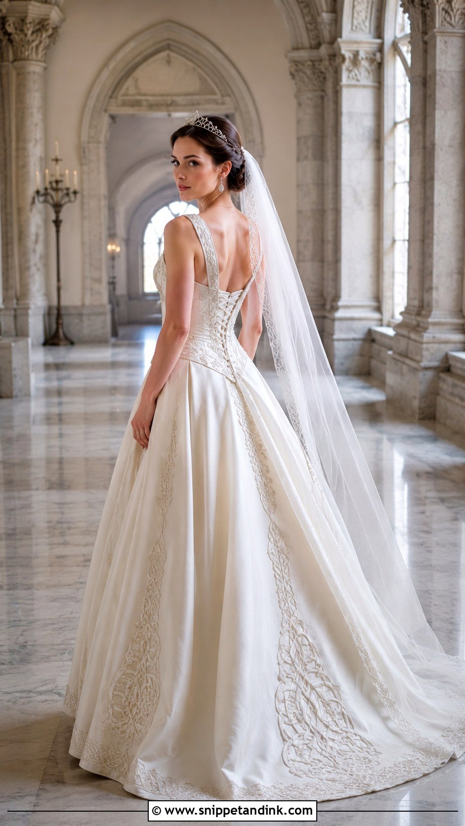 Celtic Ball Gown Wedding Dress - Snippet and Ink - 20 Celtic Wedding Dresses