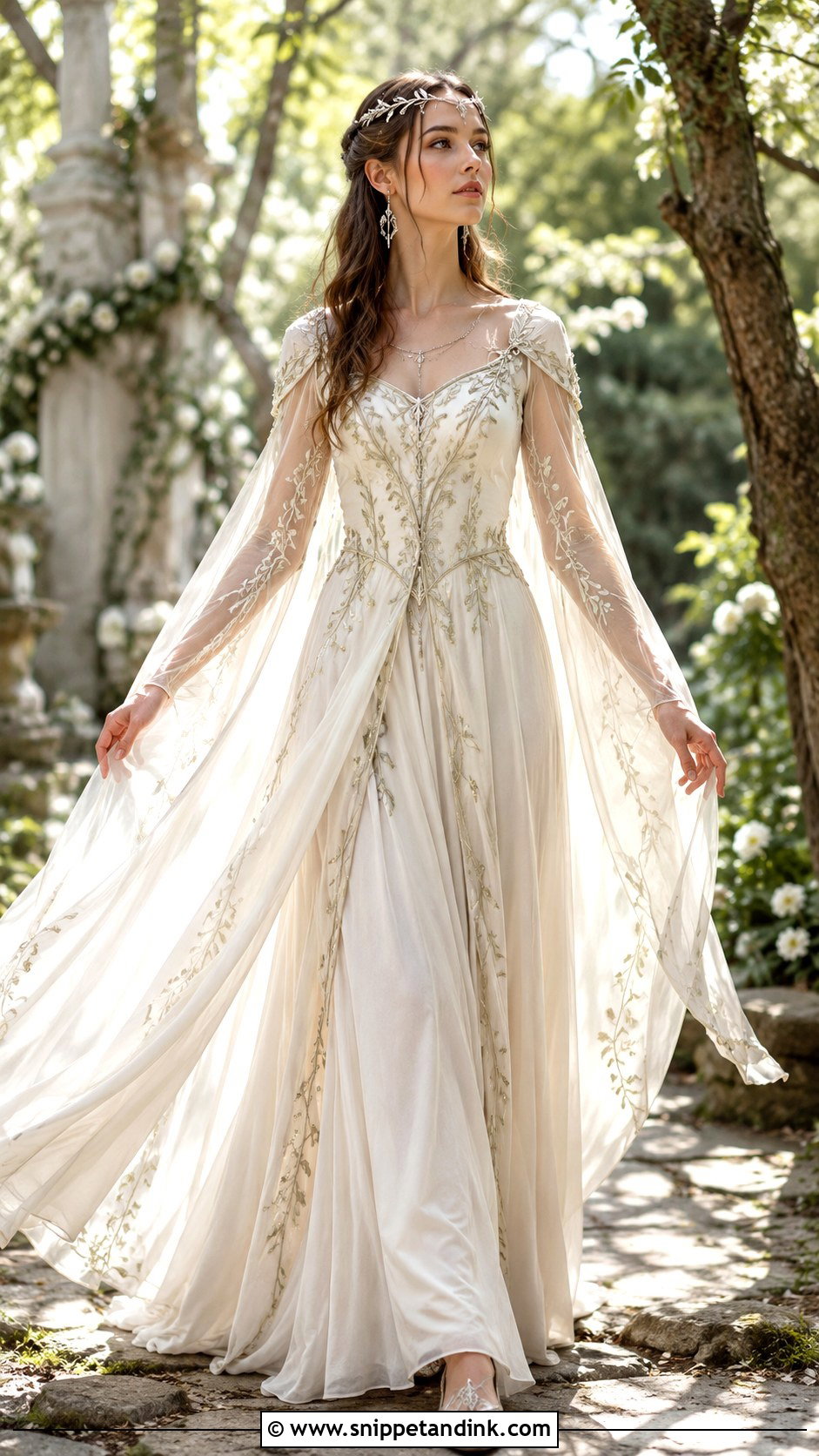 Celtic Elven Wedding Dress - Snippet and Ink - 20 Celtic Wedding Dresses