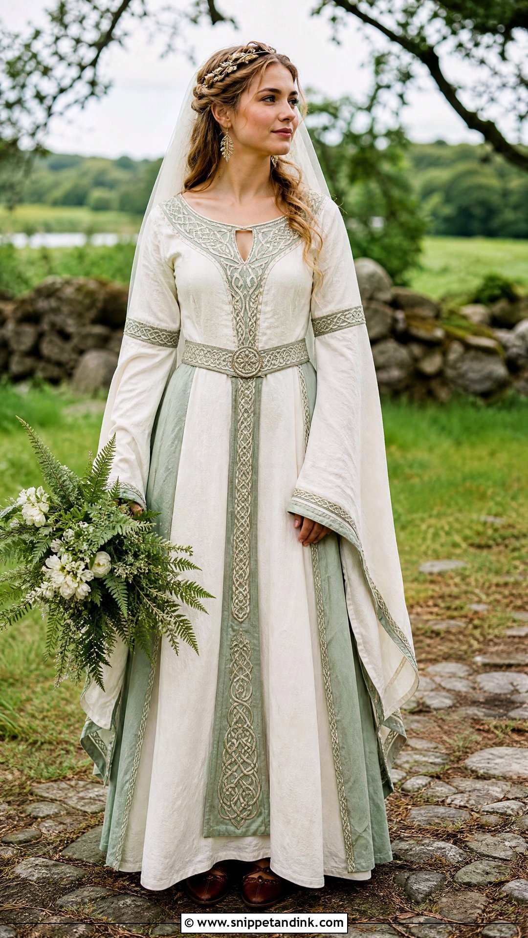 Celtic Medieval Wedding Dress - Snippet and Ink - 20 Medieval Wedding Dresses