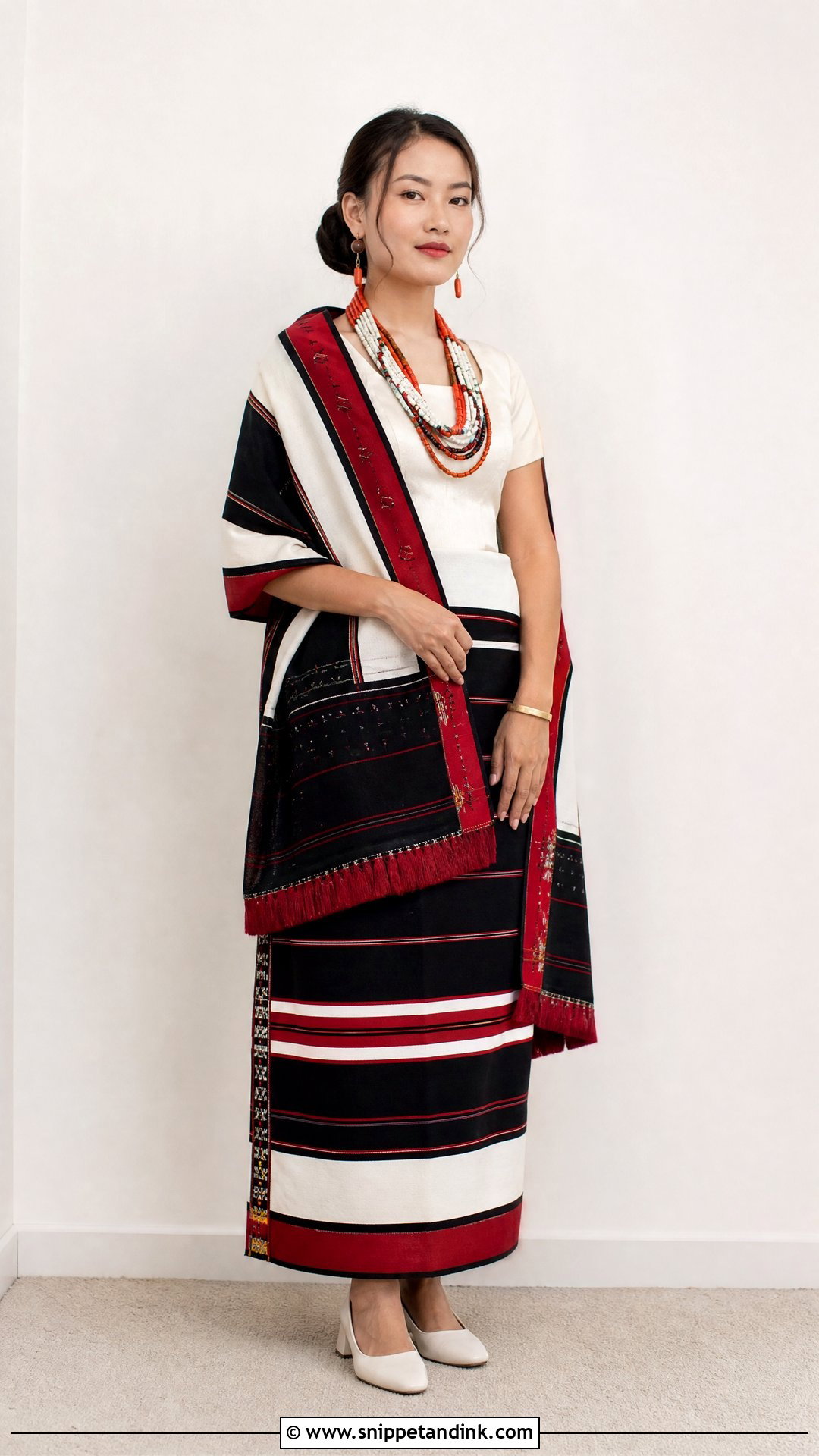 Chakhesang Naga Bride Traditional Outfit - Snippet and Ink - 20 Naga Brides Ideas