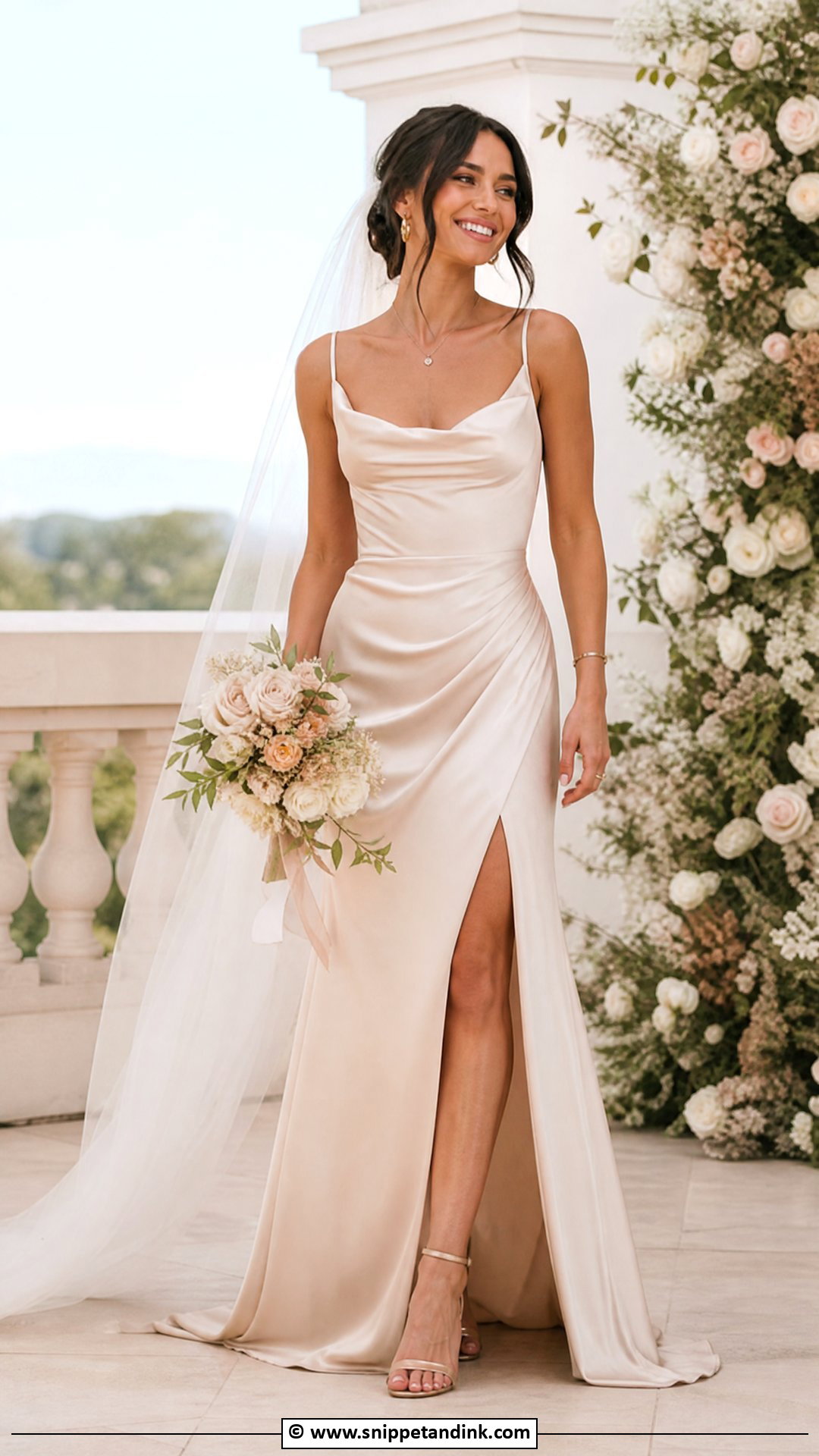 Champagne Bridal Dress - Snippet and Ink - 35 Latest Bridal Dresses