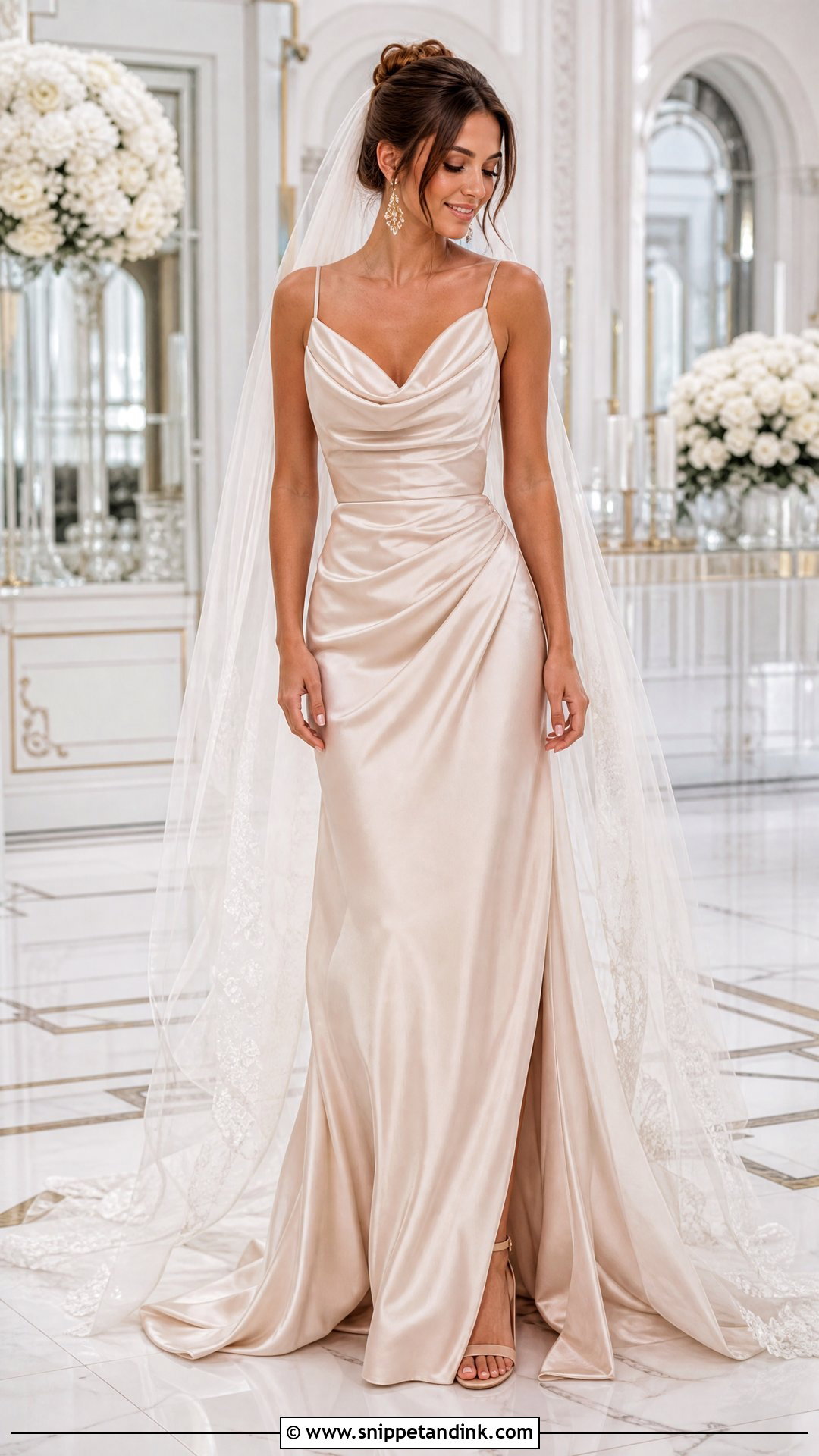 Champagne Bridal Dress - Snippet and Ink - 30 Bridal Dress Design Ideas