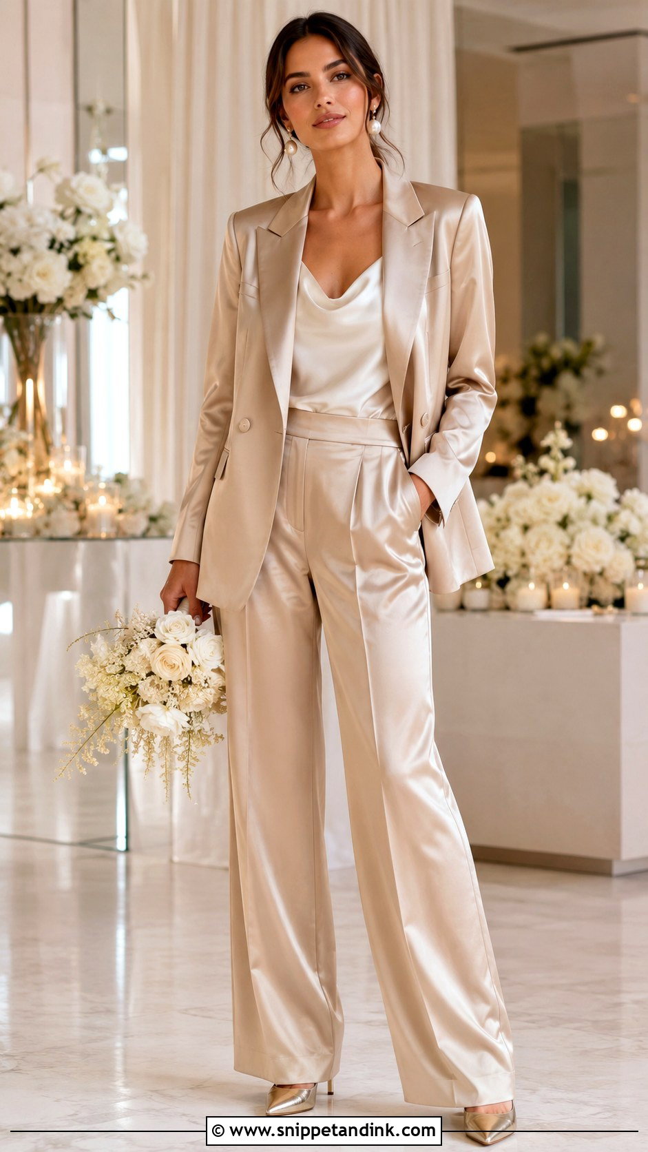 Champagne Bridal Suit - Snippet and Ink - 25 Bridal Suits