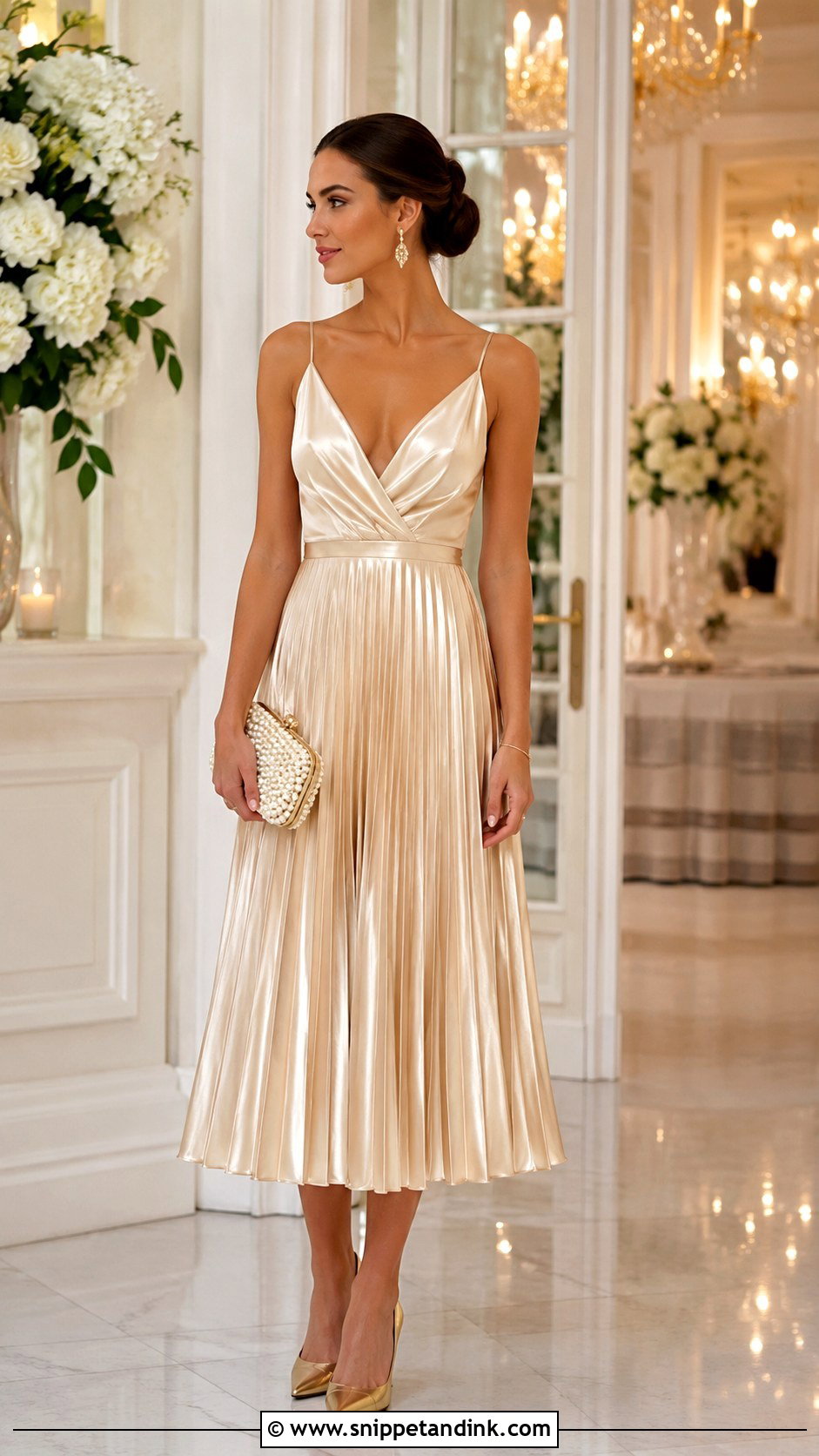 Champagne Bride Cocktail Dress - Snippet and Ink - 20 Bride Cocktail Dress Ideas