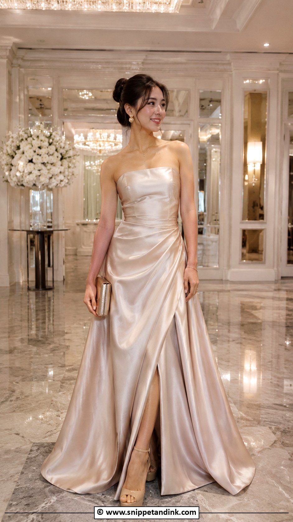 Champagne Debut Dress - Snippet and Ink - 25 Debut Dress Ideas