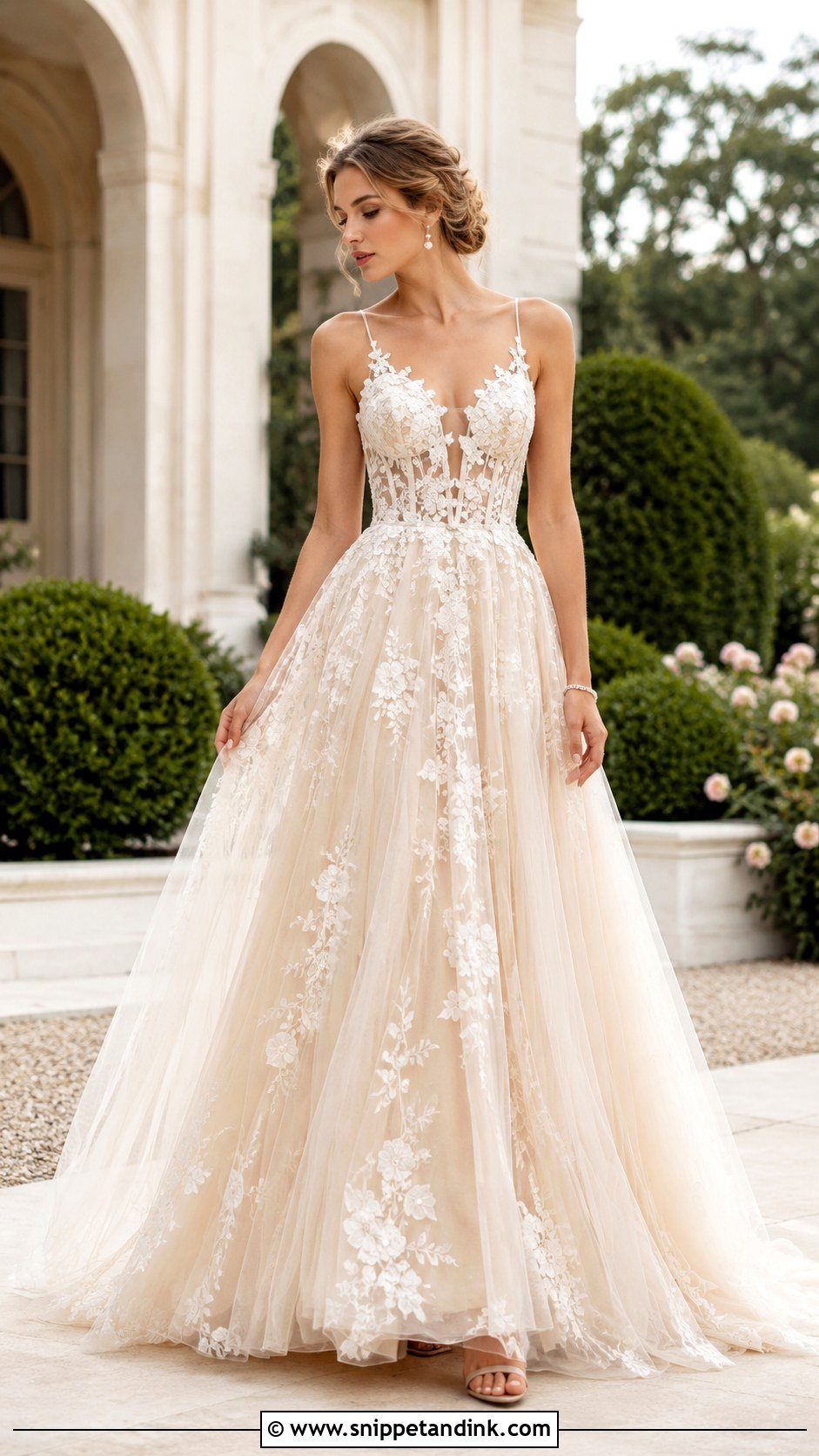 Champagne Fairy Wedding Dress - Snippet and Ink - 30 Whimsical Wedding Dress Fairies Ideas