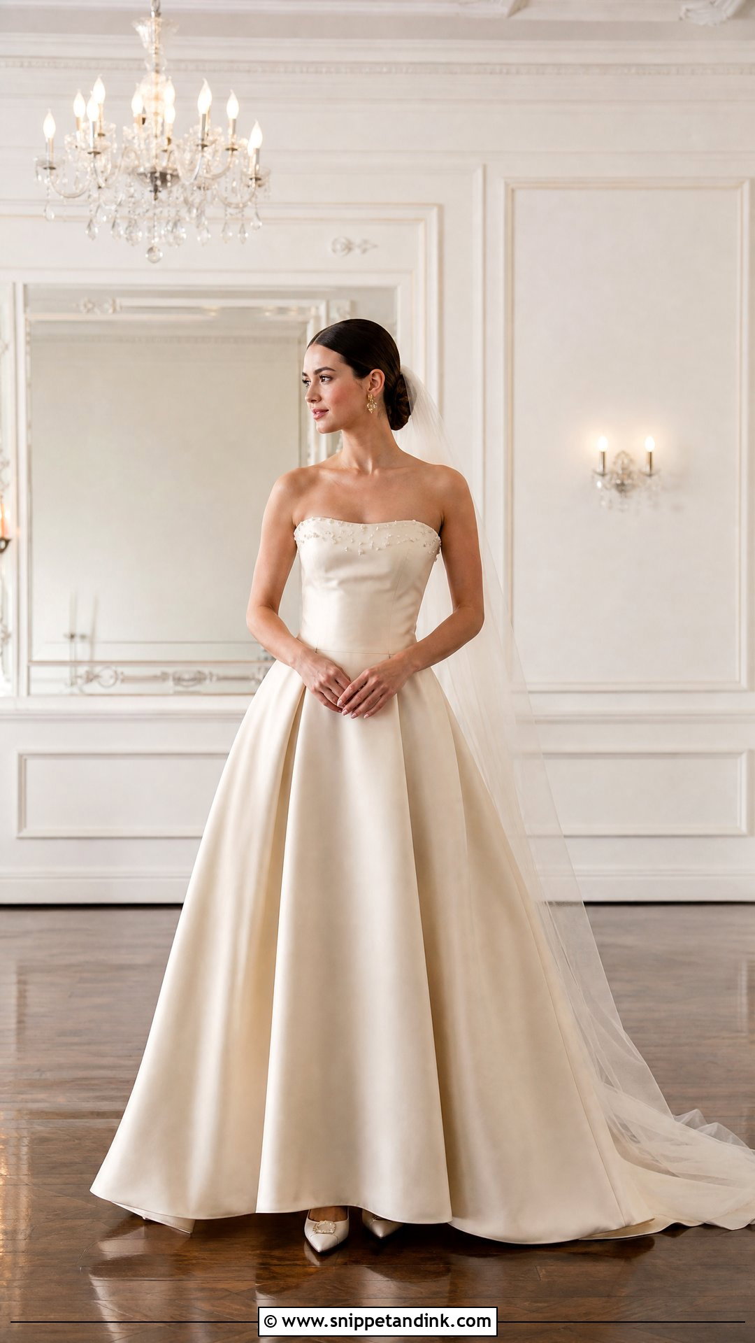 Champagne Formal Bridal Dress - Snippet and Ink - 20 Formal Bridal Dress Ideas