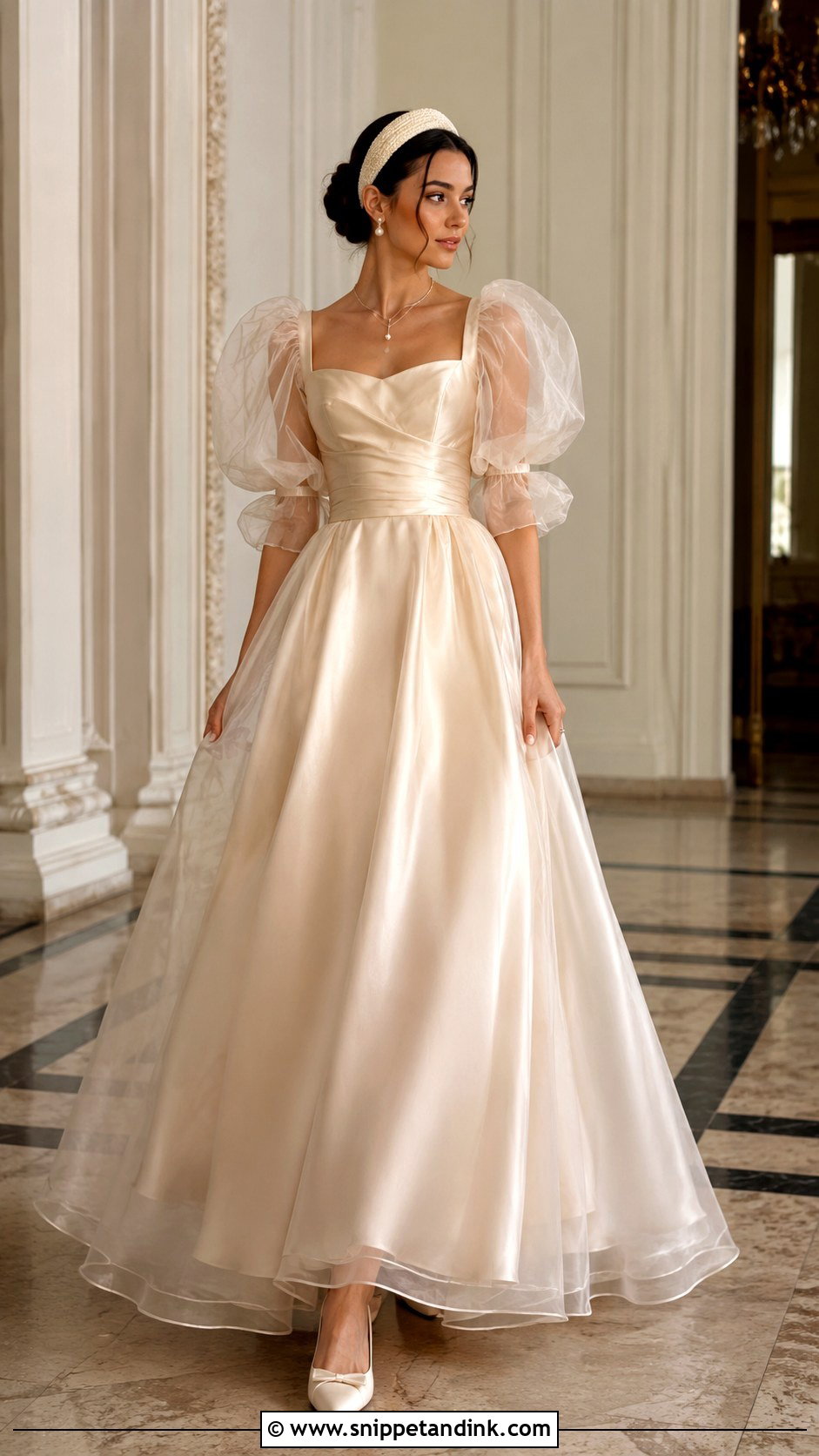 Champagne Girls Wedding Dress - Snippet and Ink - 25 Wedding Dress for Girls Ideas