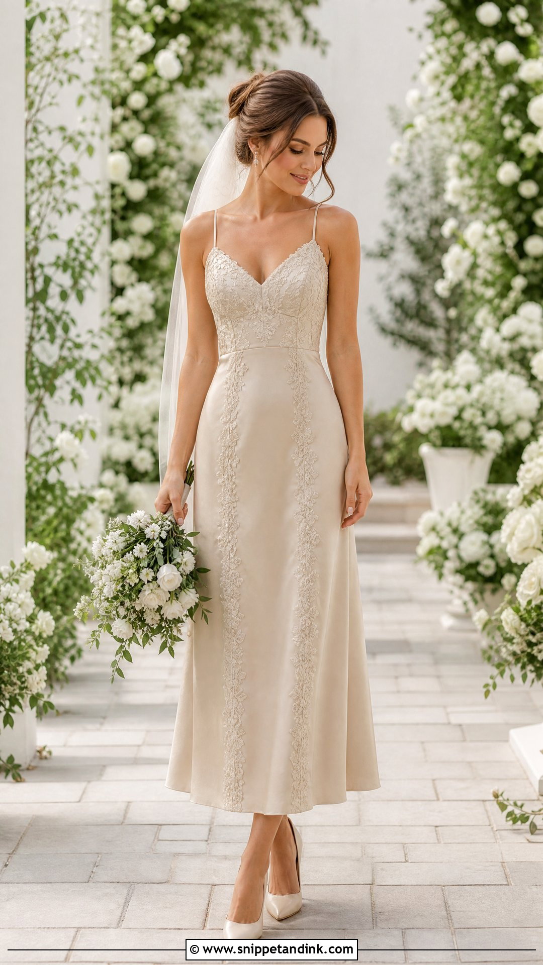 Champagne Gold Petite Wedding Dress - Snippet and Ink - 25 Champagne Gold Wedding Dress Ideas