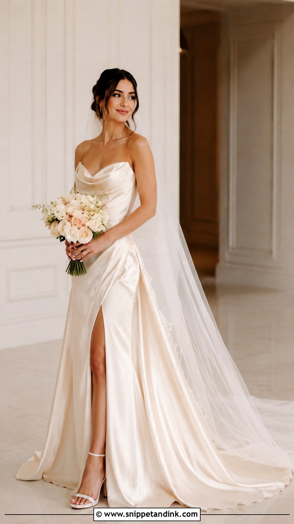 Champagne Gown for Bride - Snippet and Ink - 25 Gown for Bride Ideas