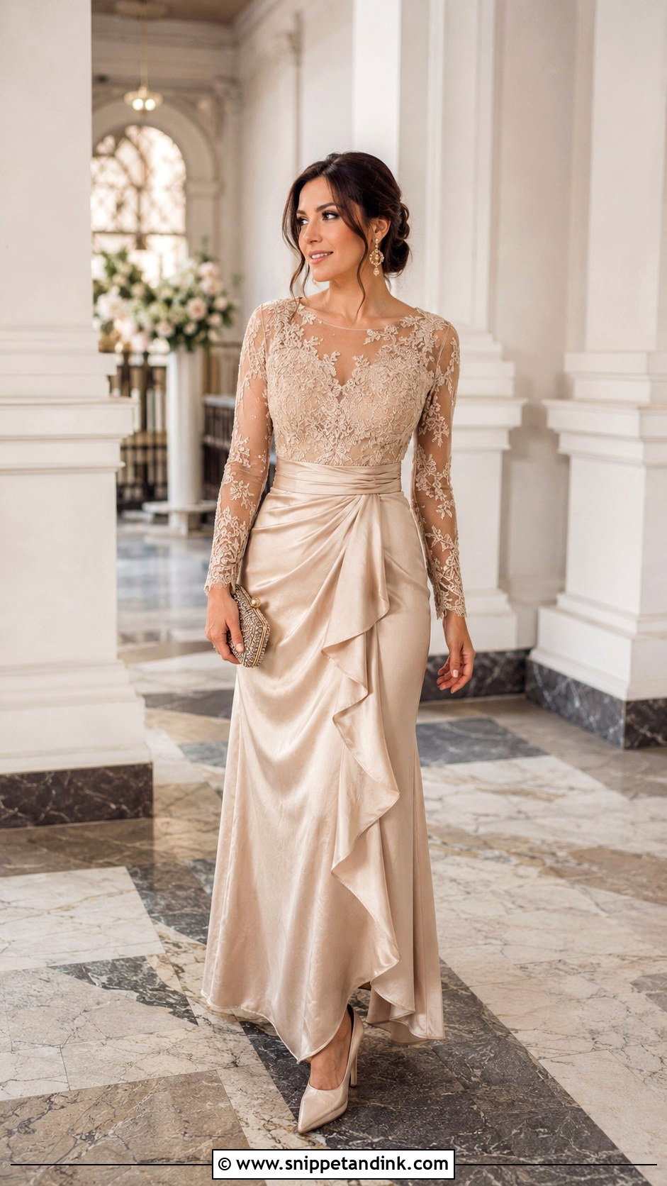 Champagne Lace Empress Gown - Snippet and Ink - 20 Empress Dress Gowns
