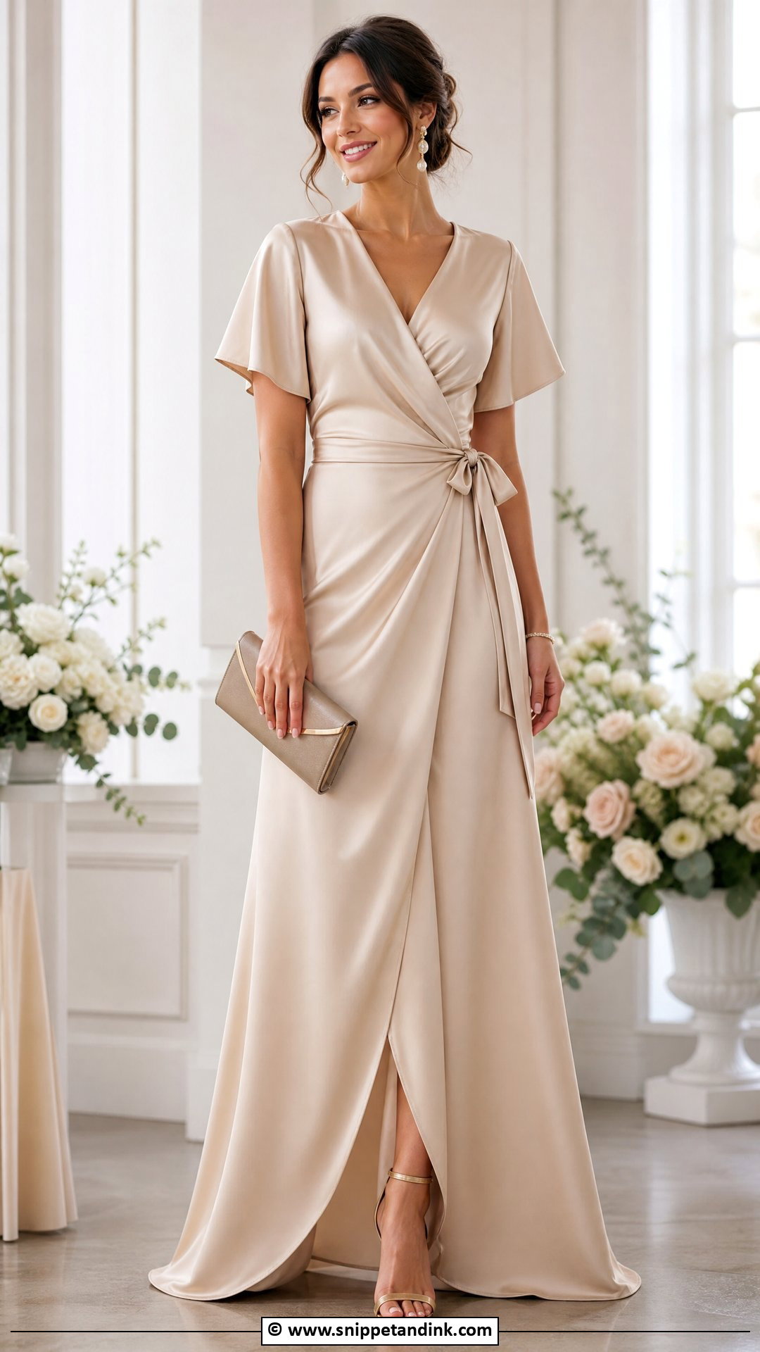 Champagne Maid Of Honor Dress - Snippet and Ink - 35 Maid of Honor Dress Ideas