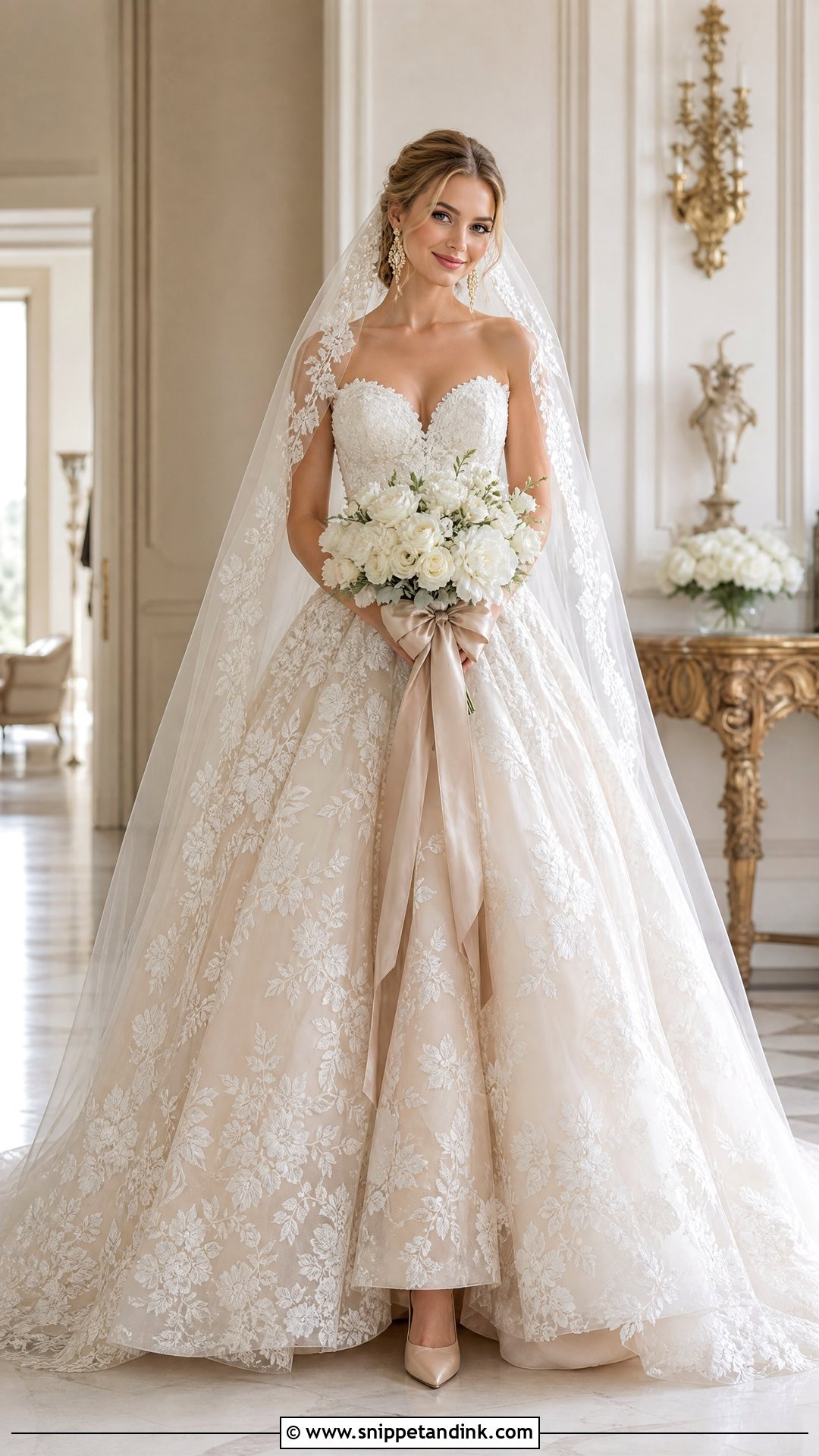 Champagne Princess Wedding Dress - Snippet and Ink - 20 Pretty Wedding Dresses Princesses