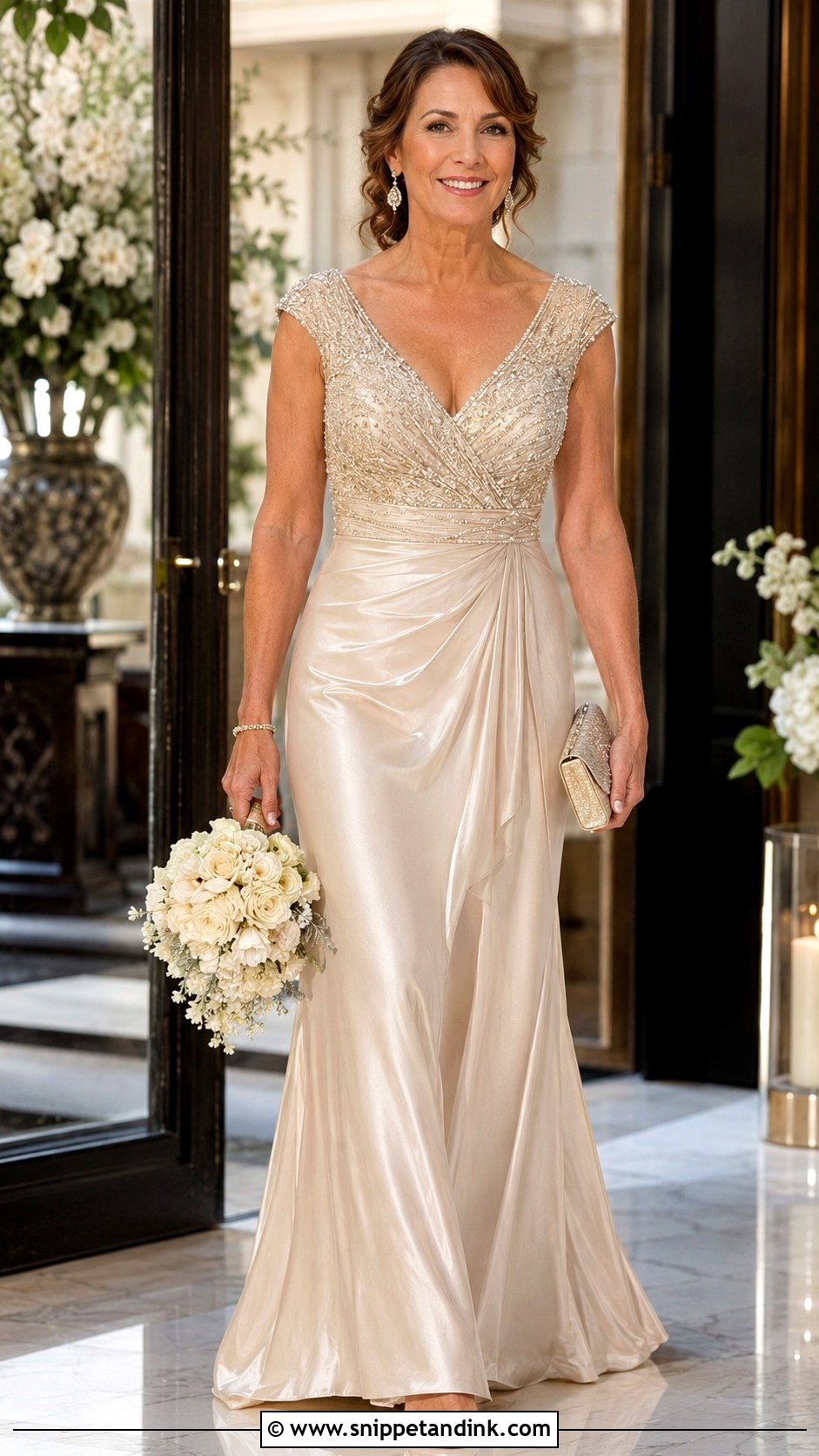 Champagne Second Wedding Dress - Snippet and Ink - 20 Second Marriage Wedding Dress Over 40 Ideas