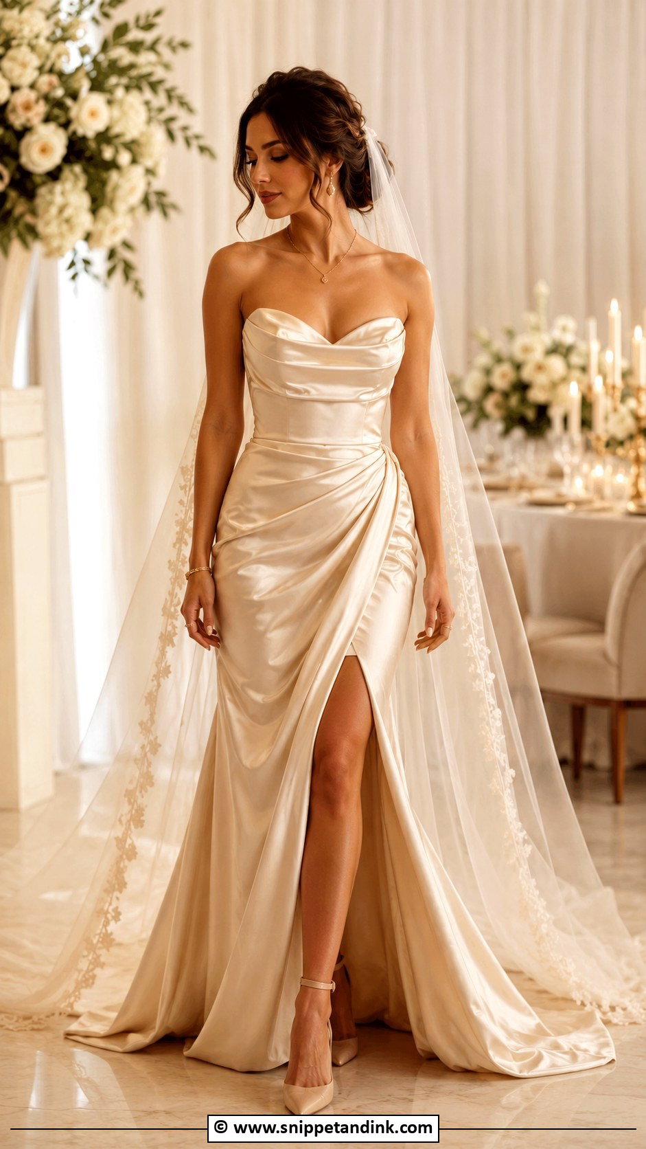 Champagne Wedding Dress - Snippet and Ink - 25 Latest Designer Dresses for Wedding