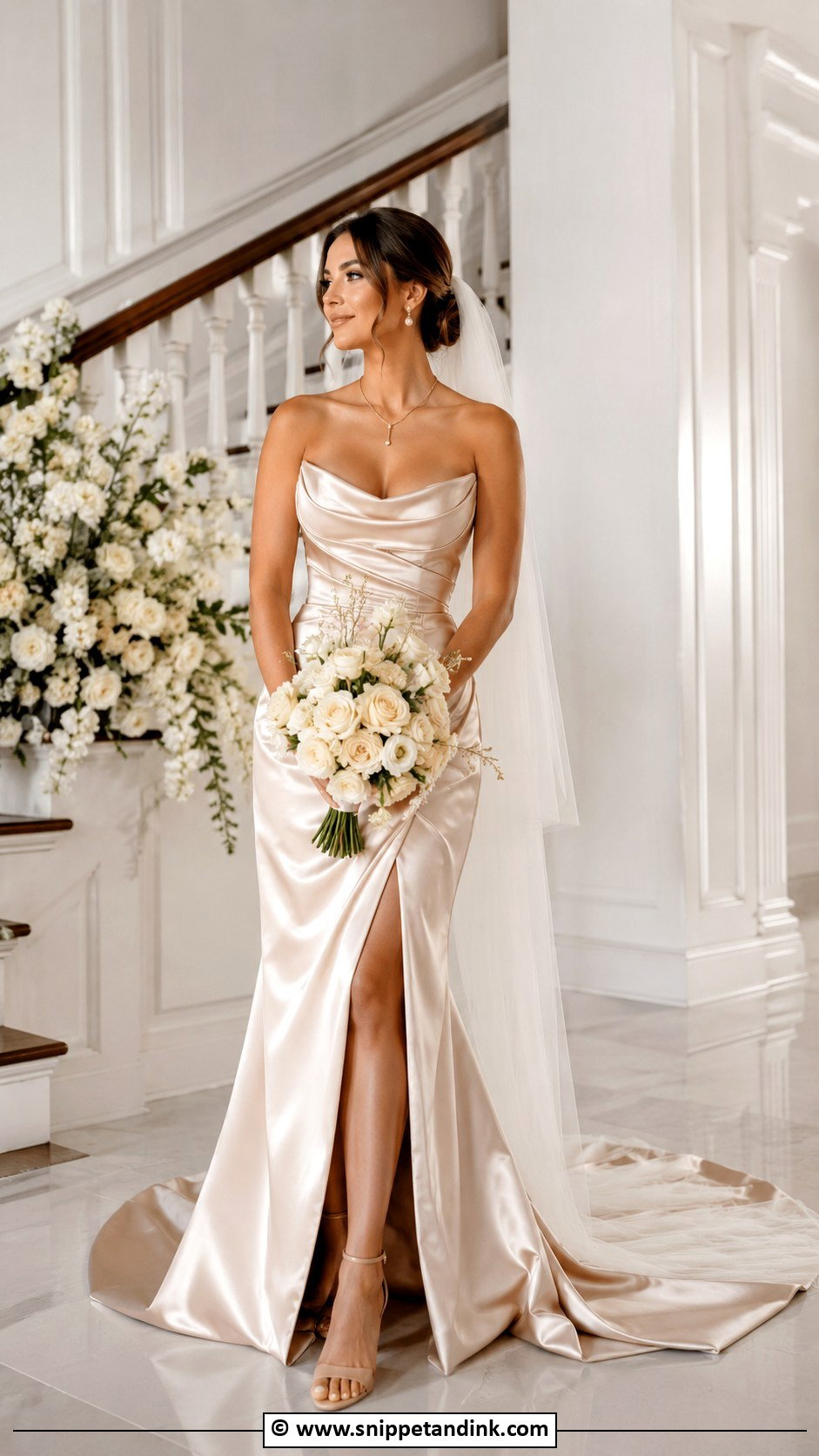 Champagne Wedding Dress - Snippet and Ink - 30 Marriage Dress Ideas