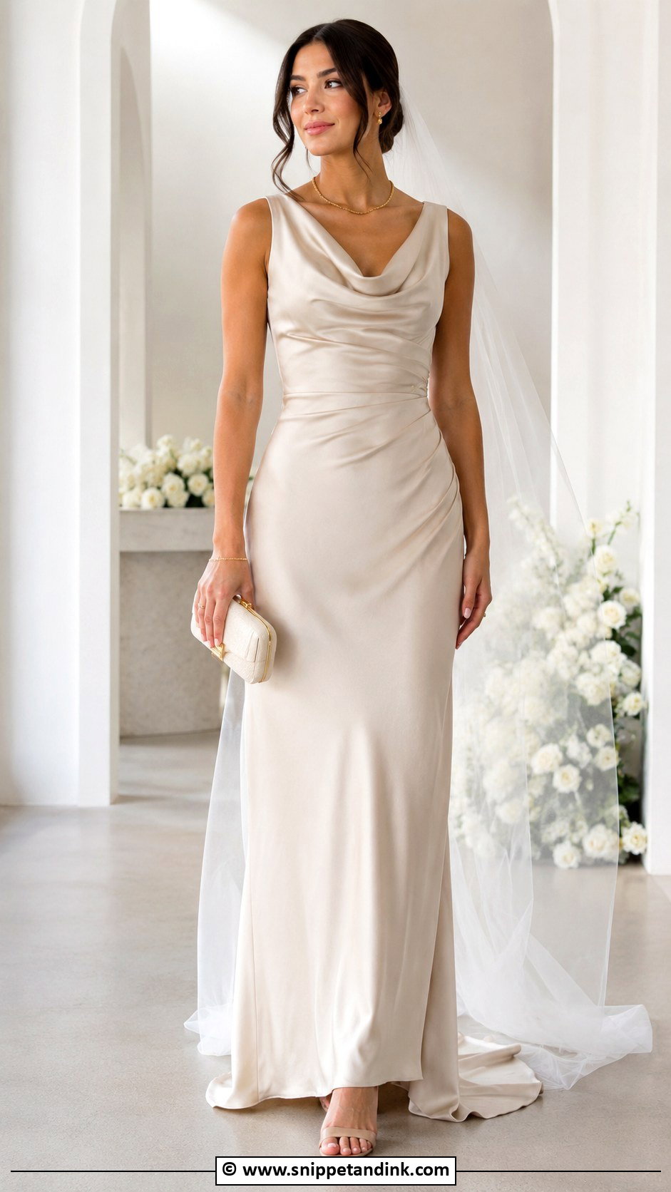 Champagne Wedding Dress - Snippet and Ink - 30 Non Traditional Wedding Dress Ideas
