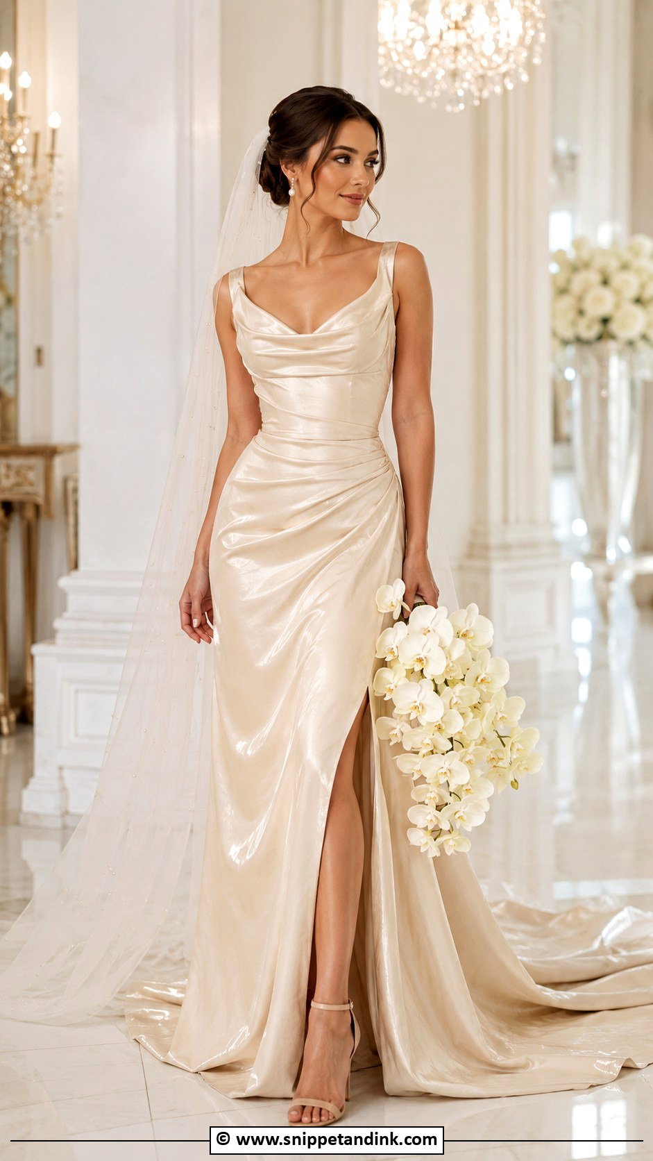 Champagne Wedding Dress - Snippet and Ink - 30 Wedding Dress 2024 Ideas