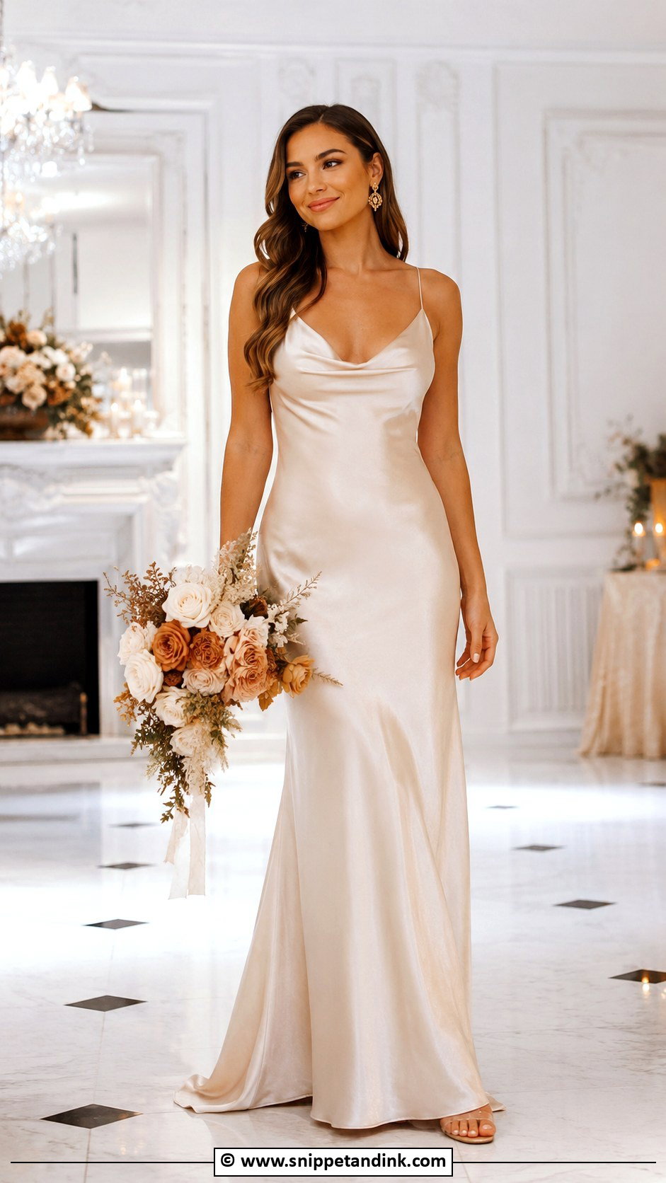 Champagne Wedding Dress - Snippet and Ink - 30 Wedding Dress Aesthetic Ideas