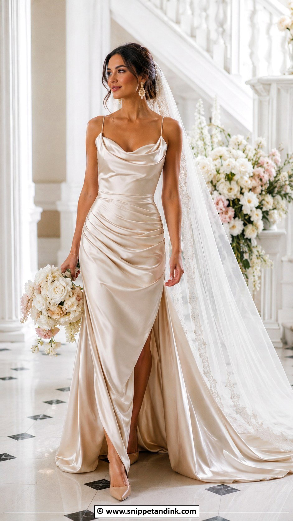Champagne Wedding Dress - Snippet and Ink - 30 Wedding Dress Inspo Ideas
