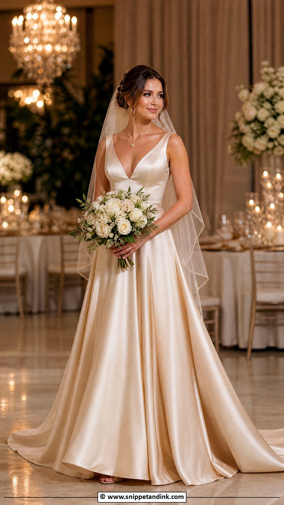 Champagne Wedding Dress - Snippet and Ink - 35 Classy Wedding Dress Ideas