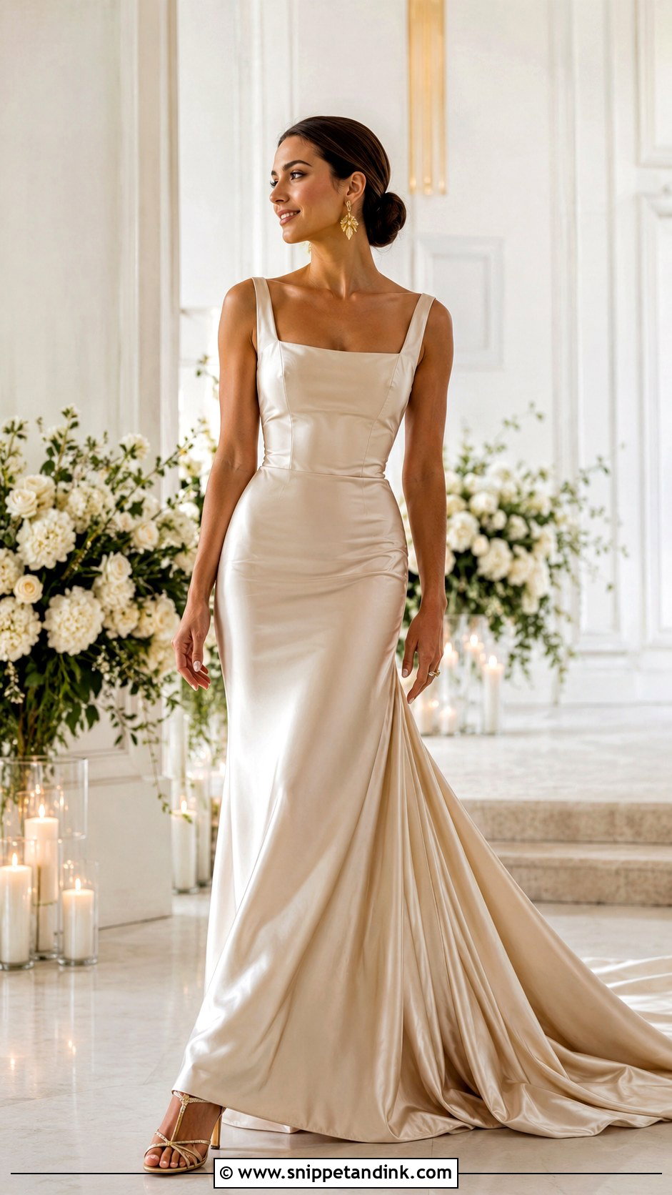 Champagne Wedding Dress - Snippet and Ink - 30 Non White Wedding Dress Ideas