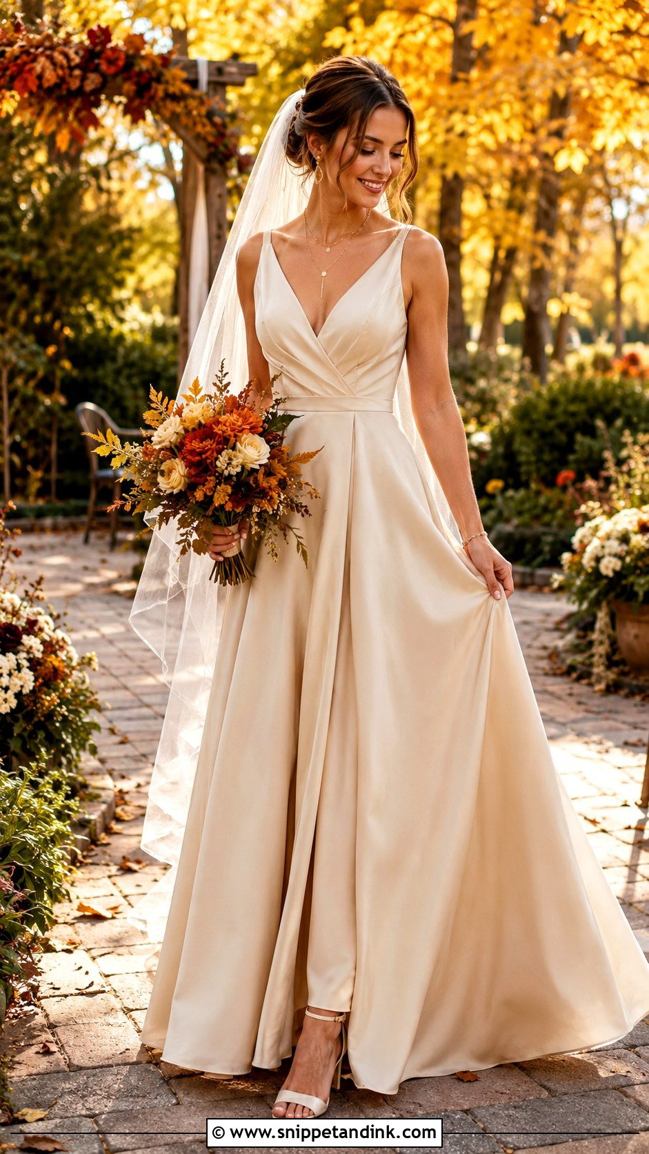 Champagne Wedding Dress - Snippet and Ink - 25 Fall Wedding Dresses Bride
