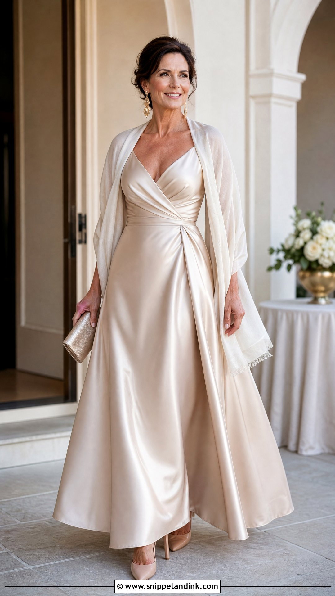 Champagne Wedding Dress - Snippet and Ink - 25 Over 50 Bride Wedding Dresses