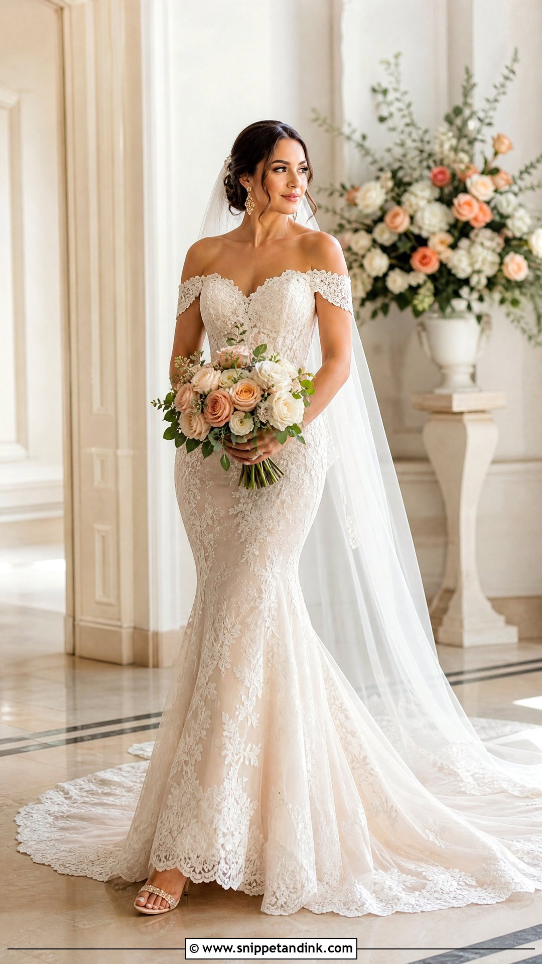 Champagne Wedding Dress - Snippet and Ink - 20 Wedding Dress Colors