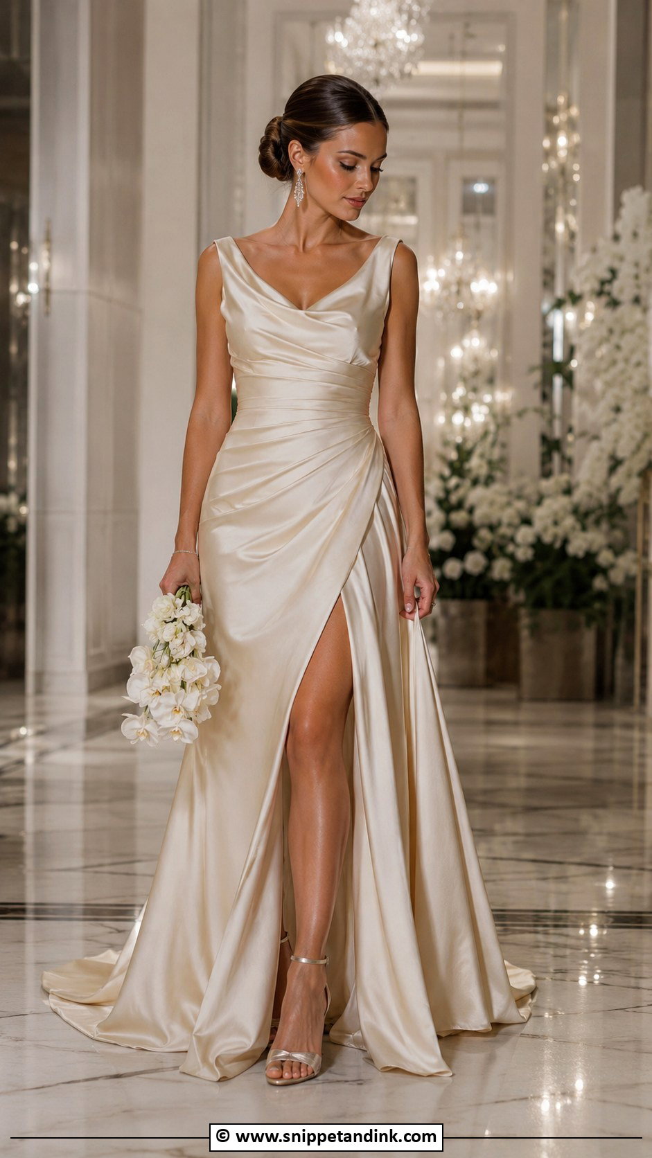 Champagne Wedding Dress - Snippet and Ink - 30 Colored Wedding Dresses