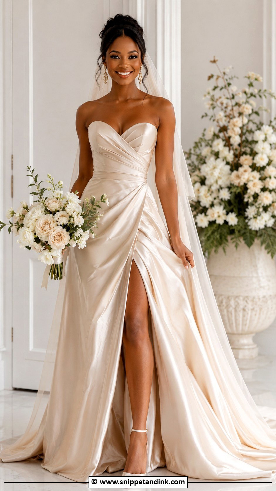 Champagne Wedding Dress - Snippet and Ink - 30 Dream Wedding Dresses Black Women