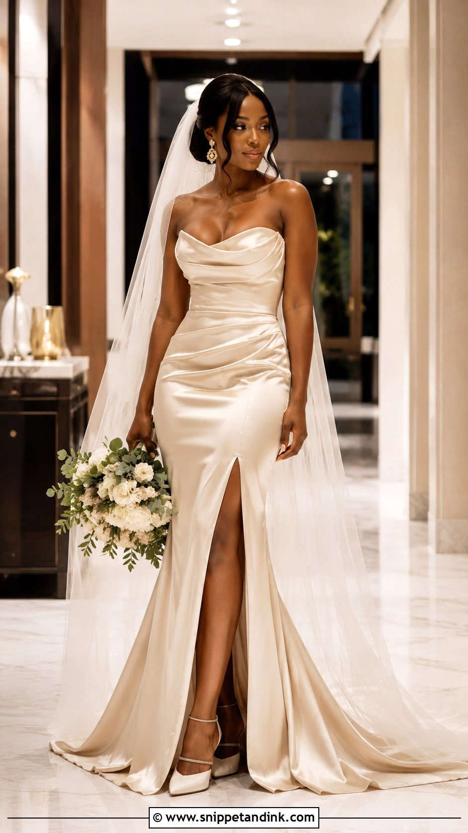 Champagne Wedding Dress For Black Women - Snippet and Ink - 30 Wedding Dress Black Women Ideas
