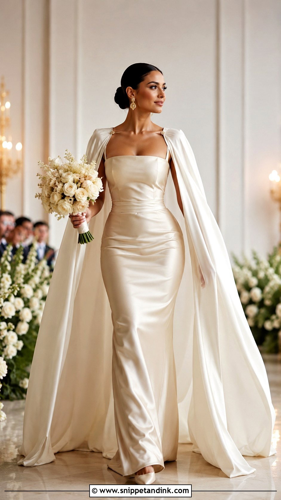 Champagne Wedding Dress With Cape - Snippet and Ink - 20 Off White Champagne Ivory Wedding Dress Ideas