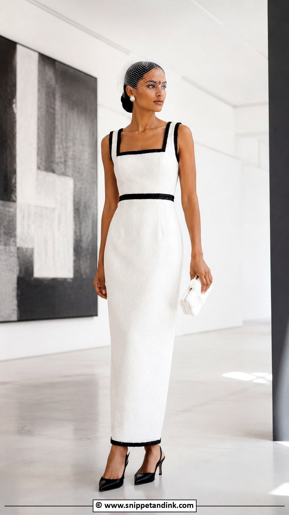 Chanel Black And White Wedding Dress Outfit - Snippet and Ink - 25 Chanel Wedding Dress Ideas