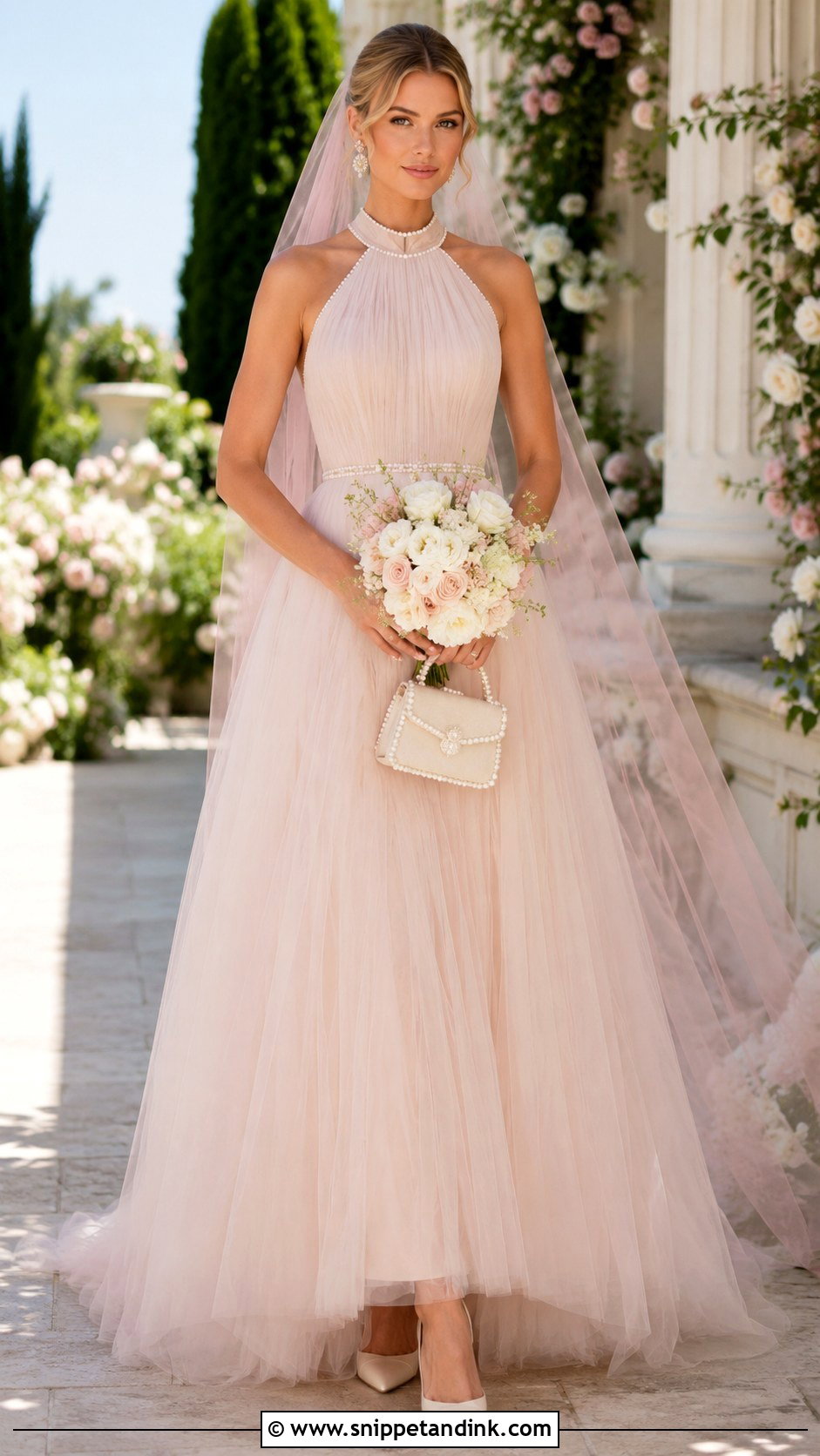 Chanel Bride Pink Wedding Dress - Snippet and Ink - 20 Chanel Bride Ideas