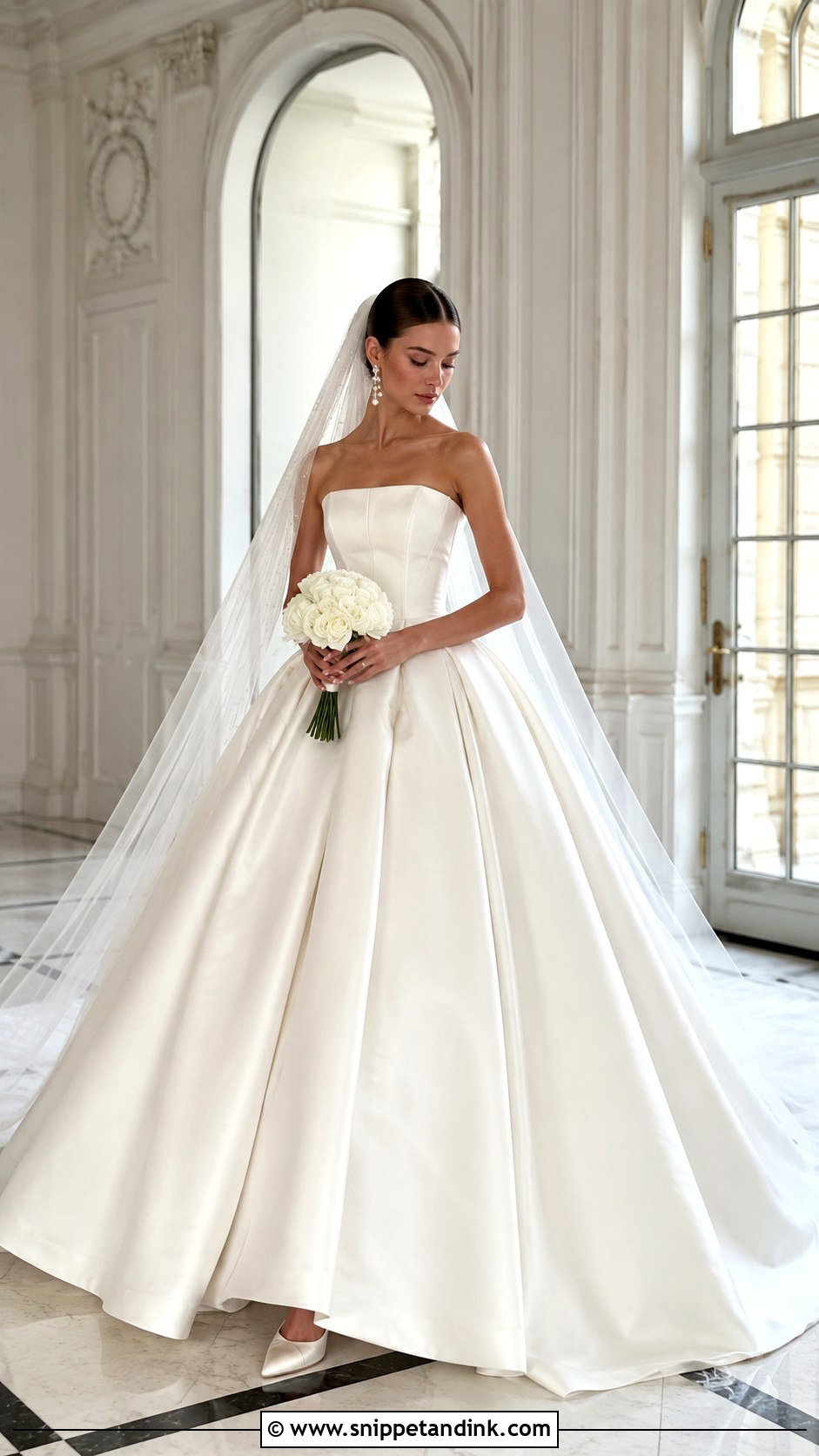 Chanel Bride Strapless Ball Gown - Snippet and Ink - 20 Chanel Bride Ideas