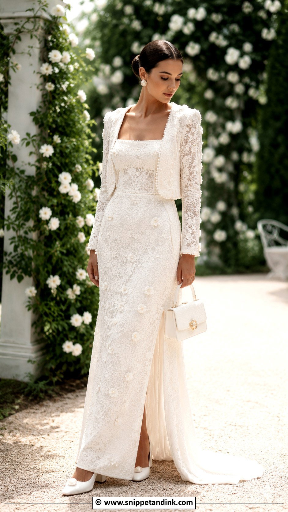 Chanel Garden Wedding Dress Outfit - Snippet and Ink - 25 Chanel Wedding Dress Ideas