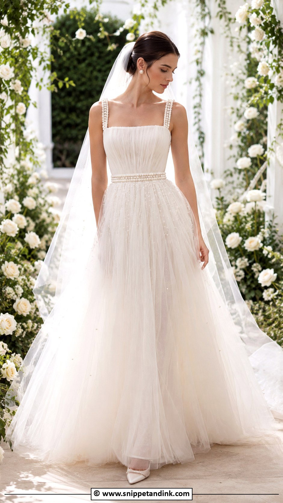 Chanel Tulle Wedding Dress Outfit - Snippet and Ink - 25 Chanel Wedding Dress Ideas