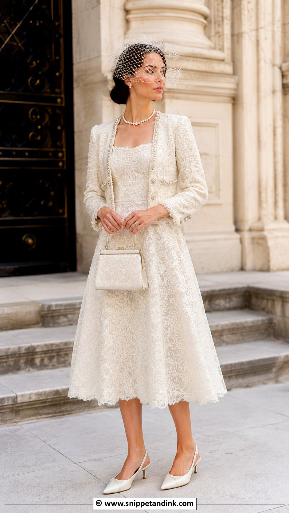 Chanel Vintage Wedding Dress Outfit - Snippet and Ink - 25 Chanel Wedding Dress Ideas
