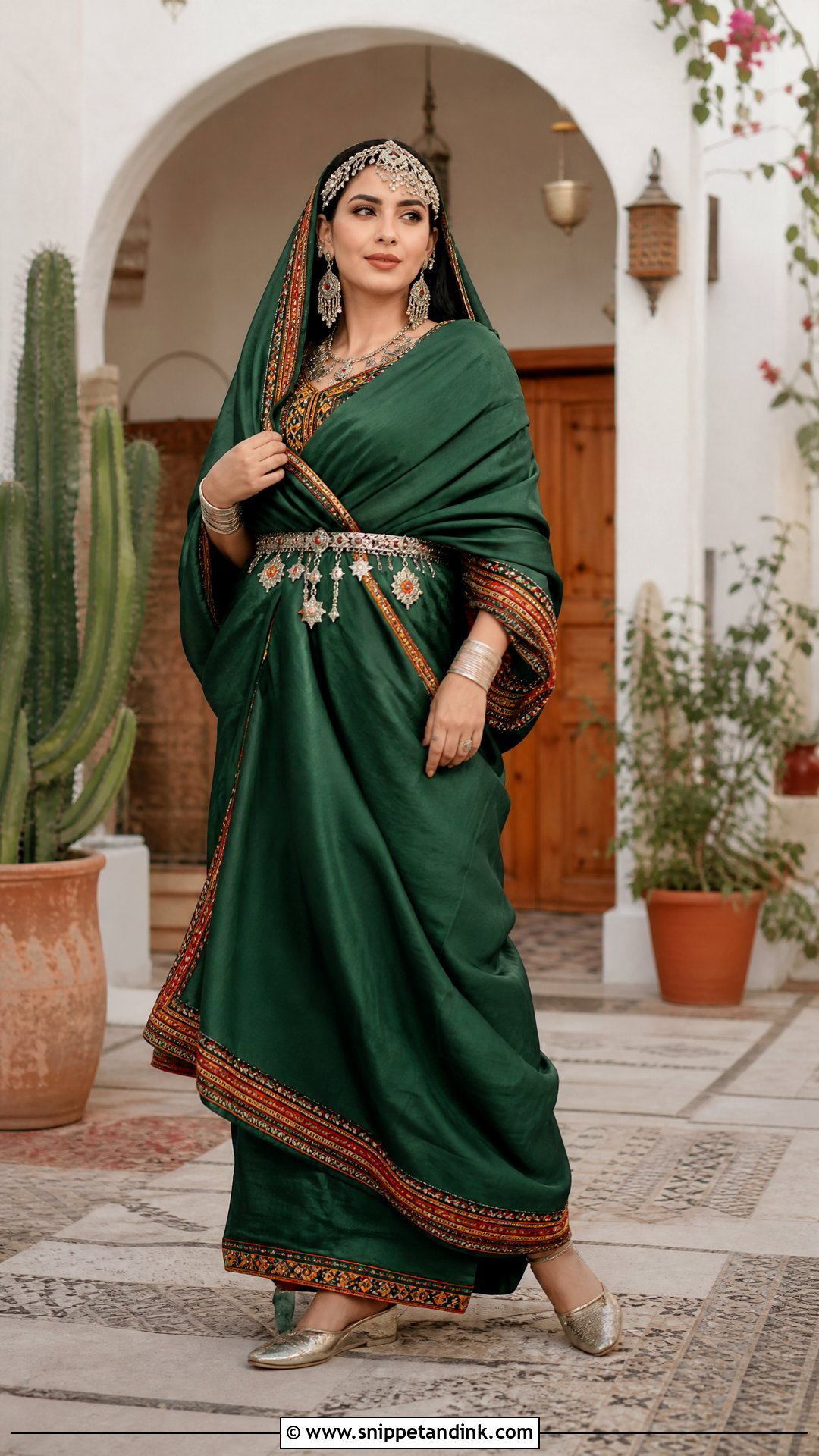 Chaoui Melehfa Wedding Dress - Snippet and Ink - 25 Algerian Wedding Dress Ideas